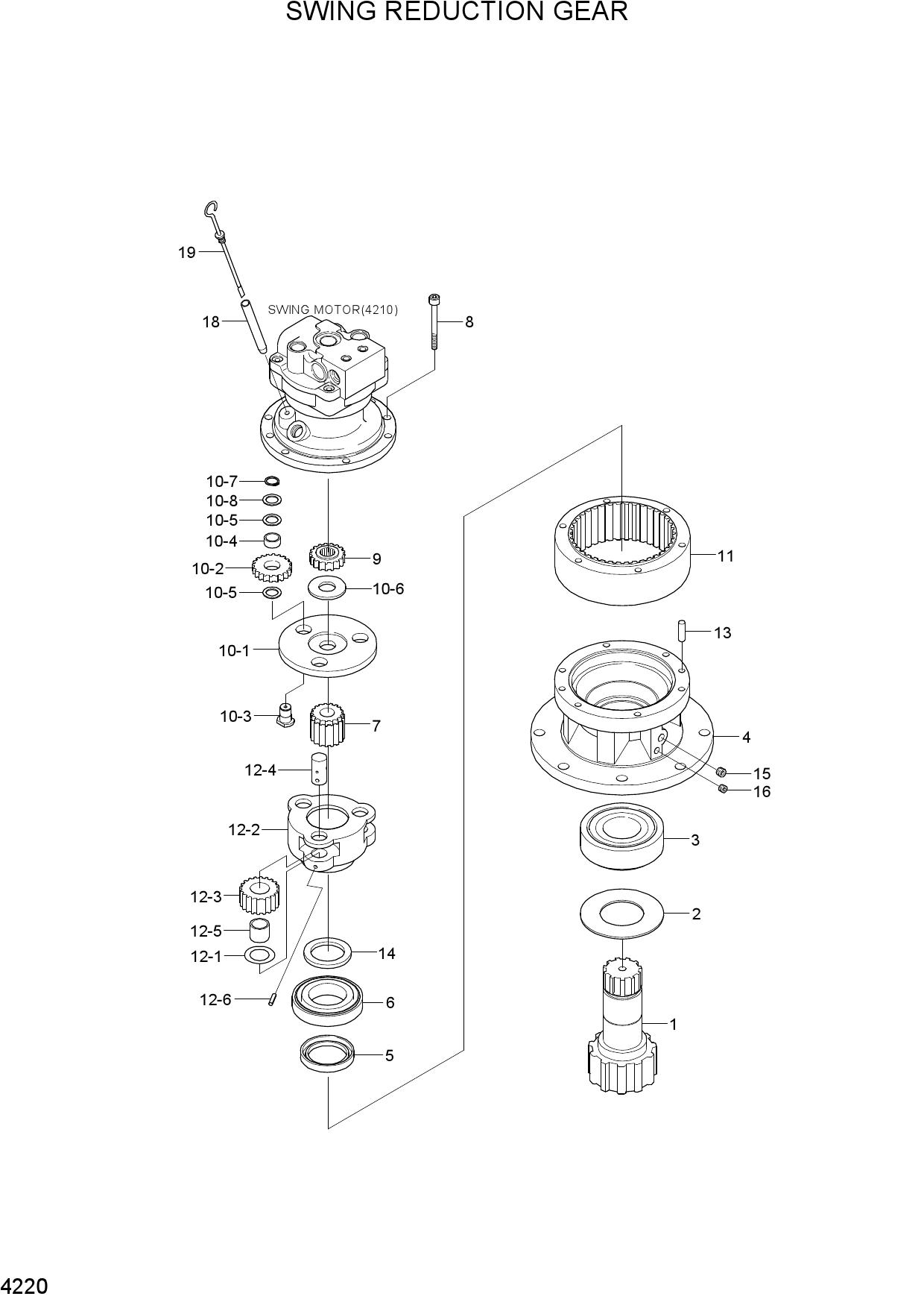SWING REDUCTION GEAR