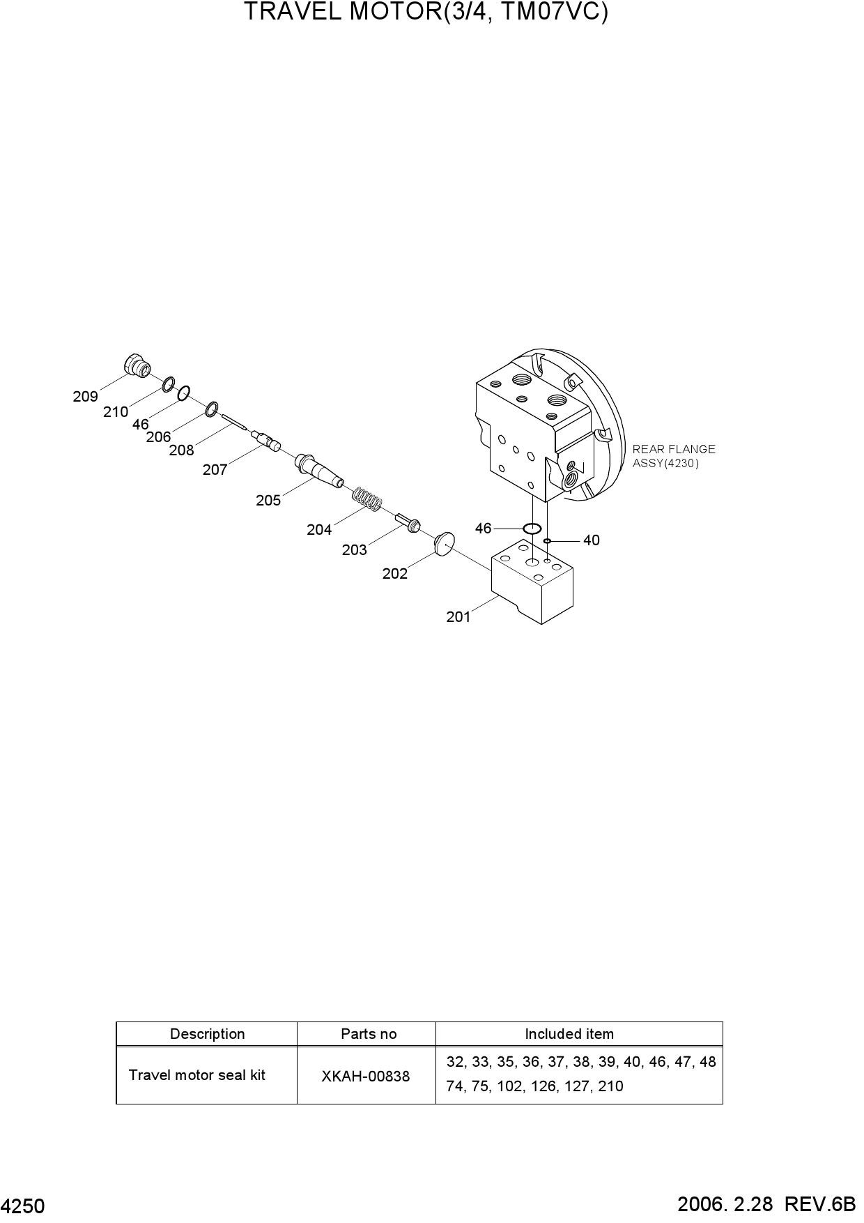 TRAVEL MOTOR(3/4, TM07VC)