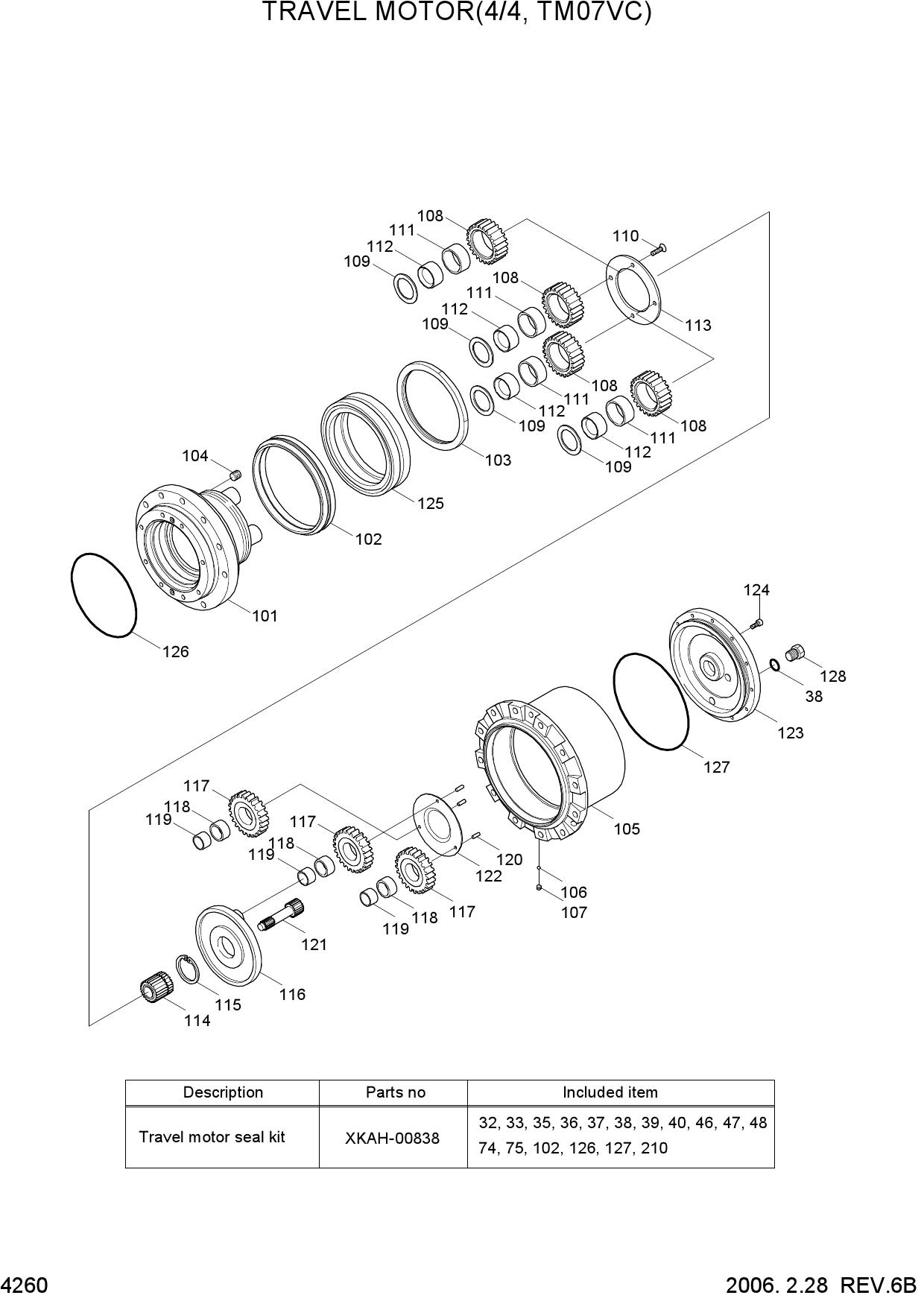 TRAVEL MOTOR(4/4, TM07VC)