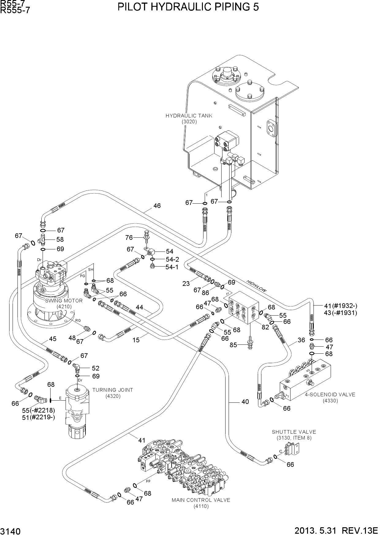 PILOT HYDRAULIC PIPING 5