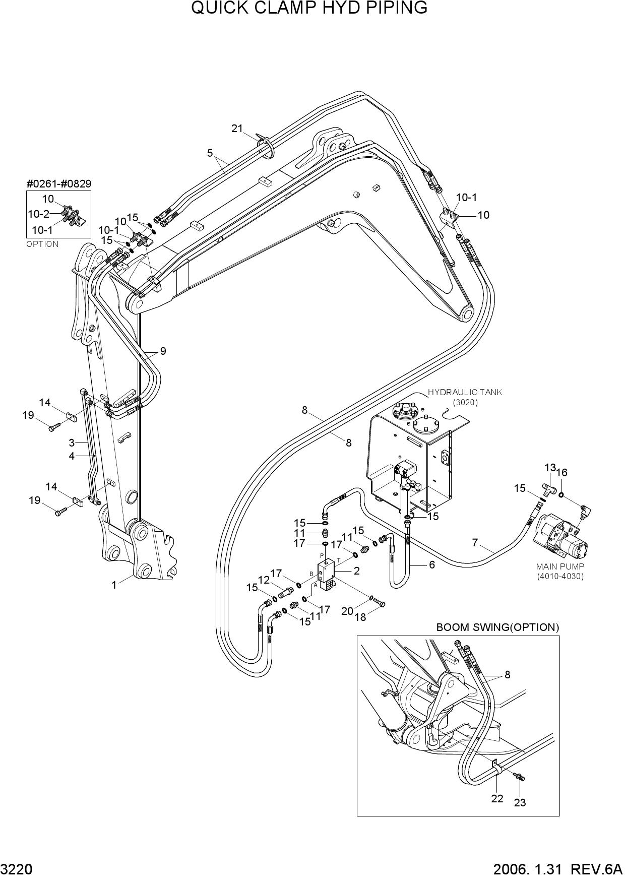 QUICK CLAMP HYD PIPING