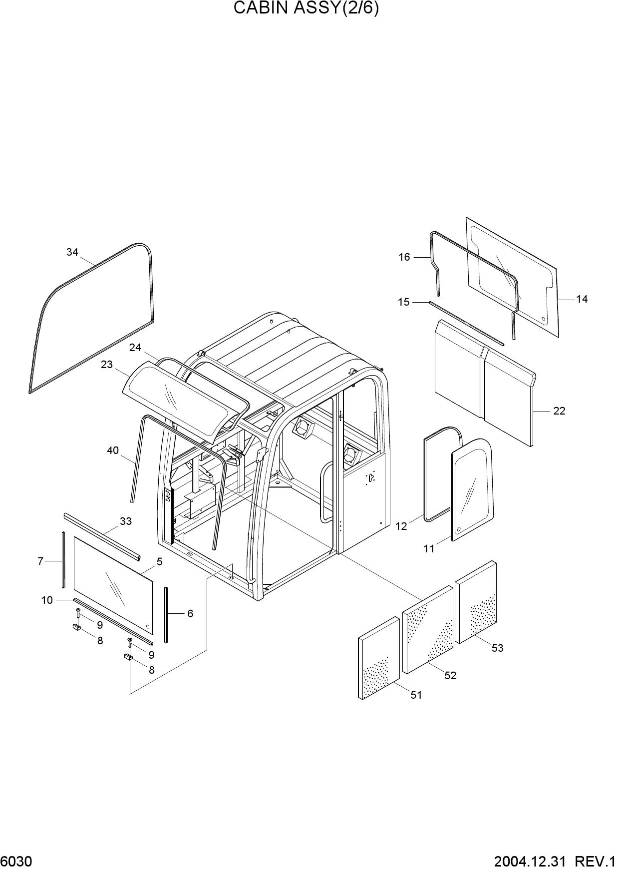 CABIN ASSY(2/6)