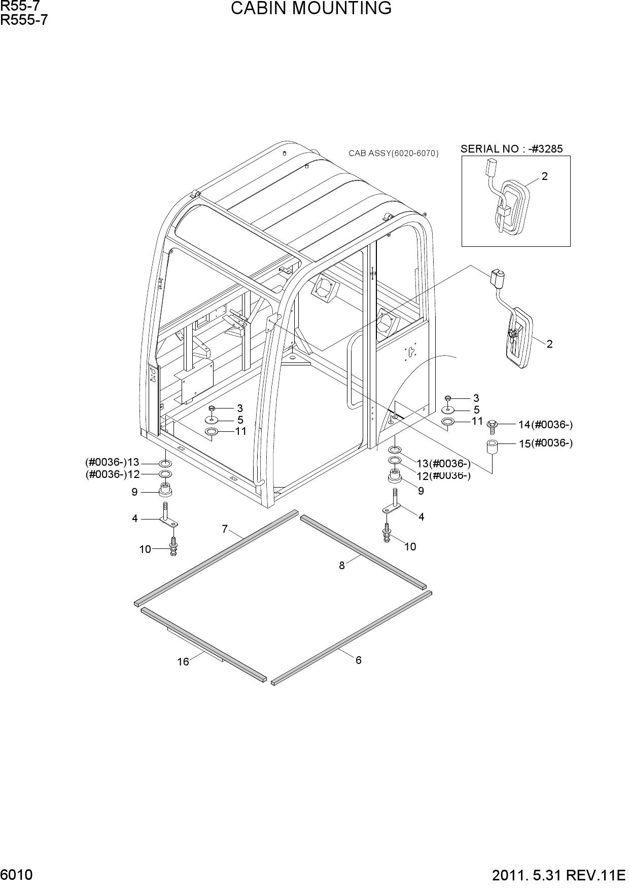 CABIN MOUNTING