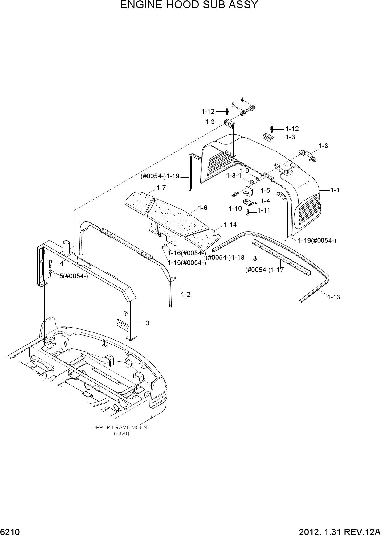 ENGINE HOOD SUB ASSY