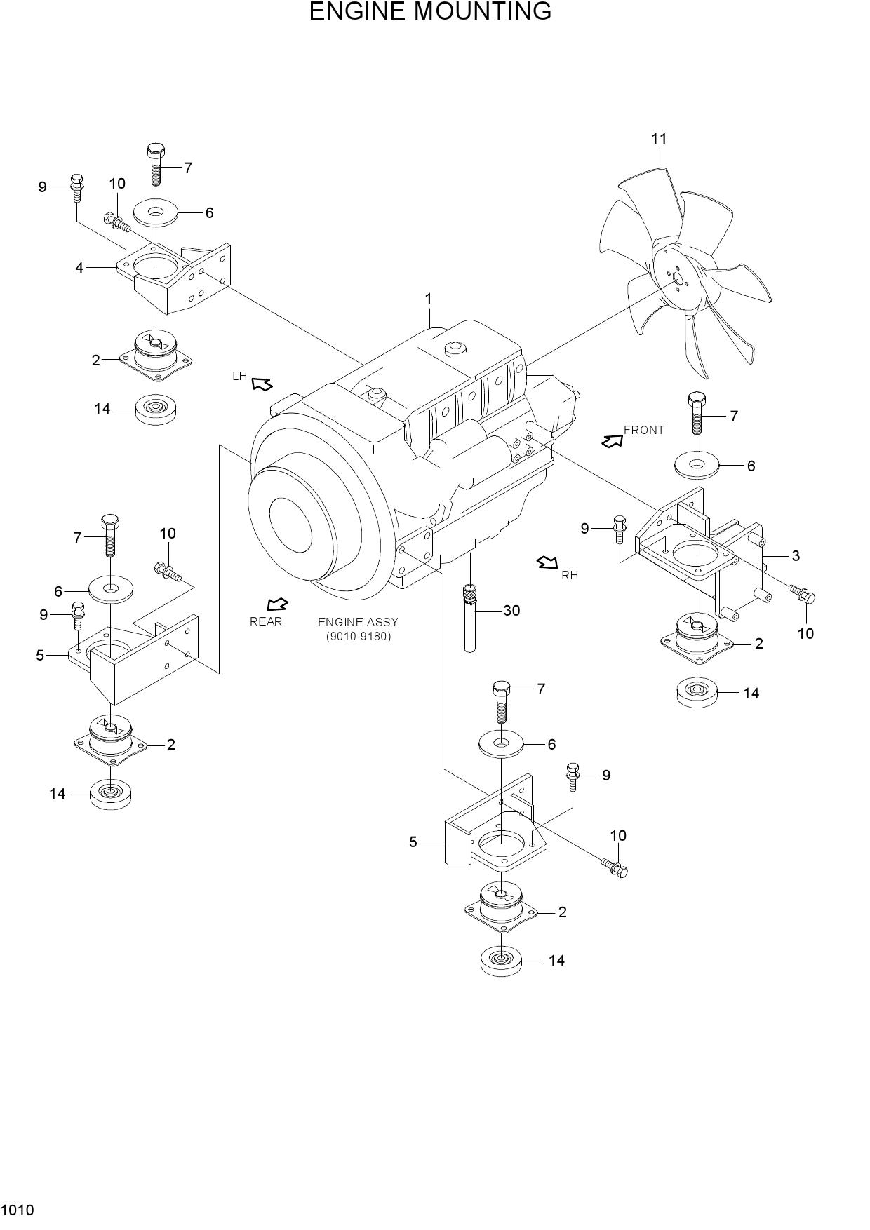ENGINE MOUNTING