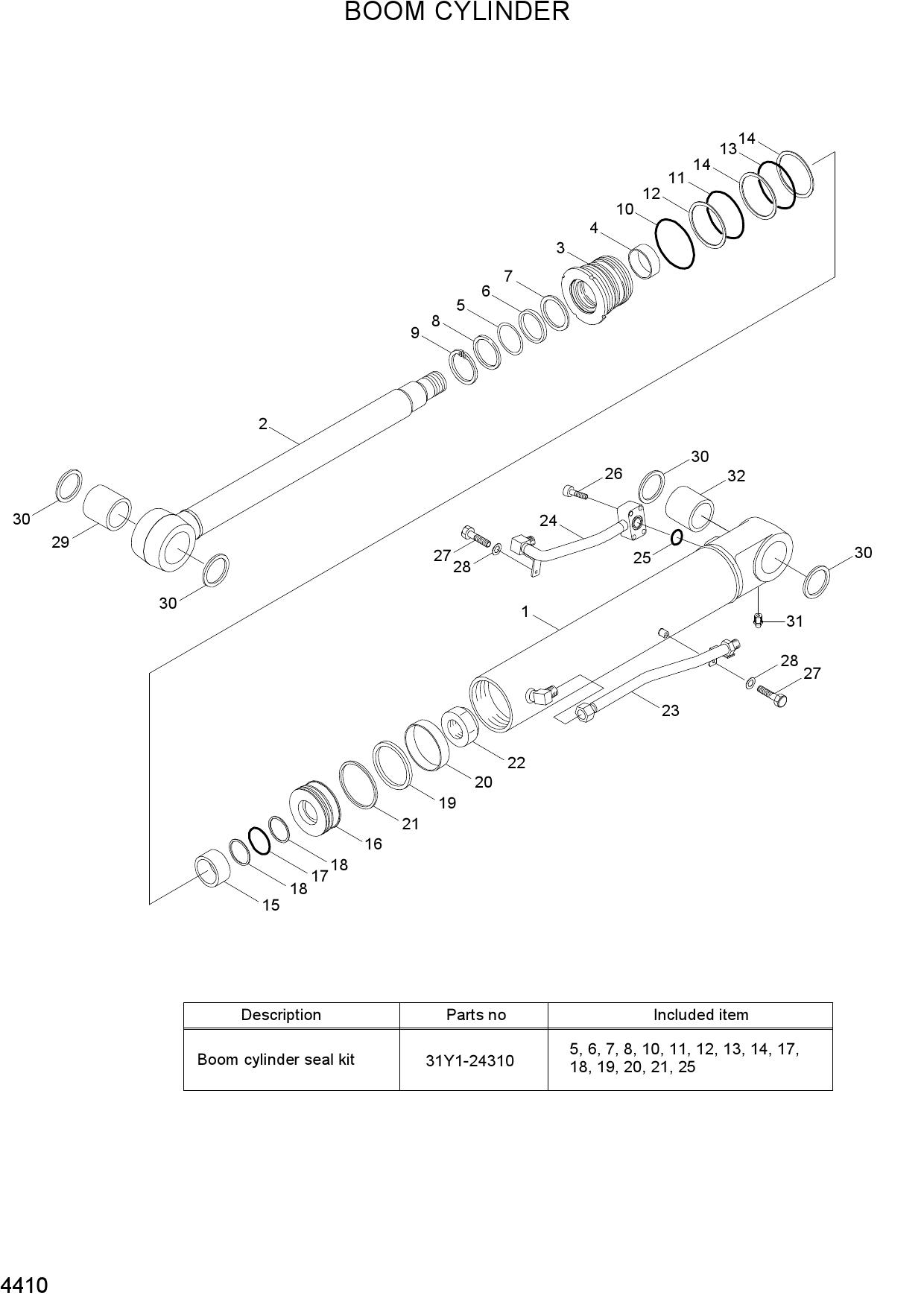 BOOM CYLINDER