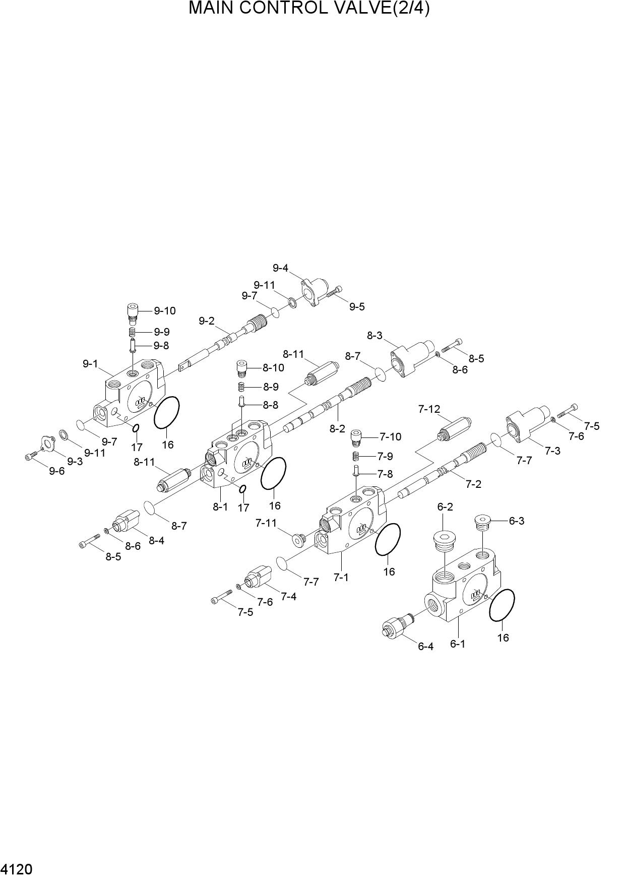 MAIN CONTROL VALVE(2/4)