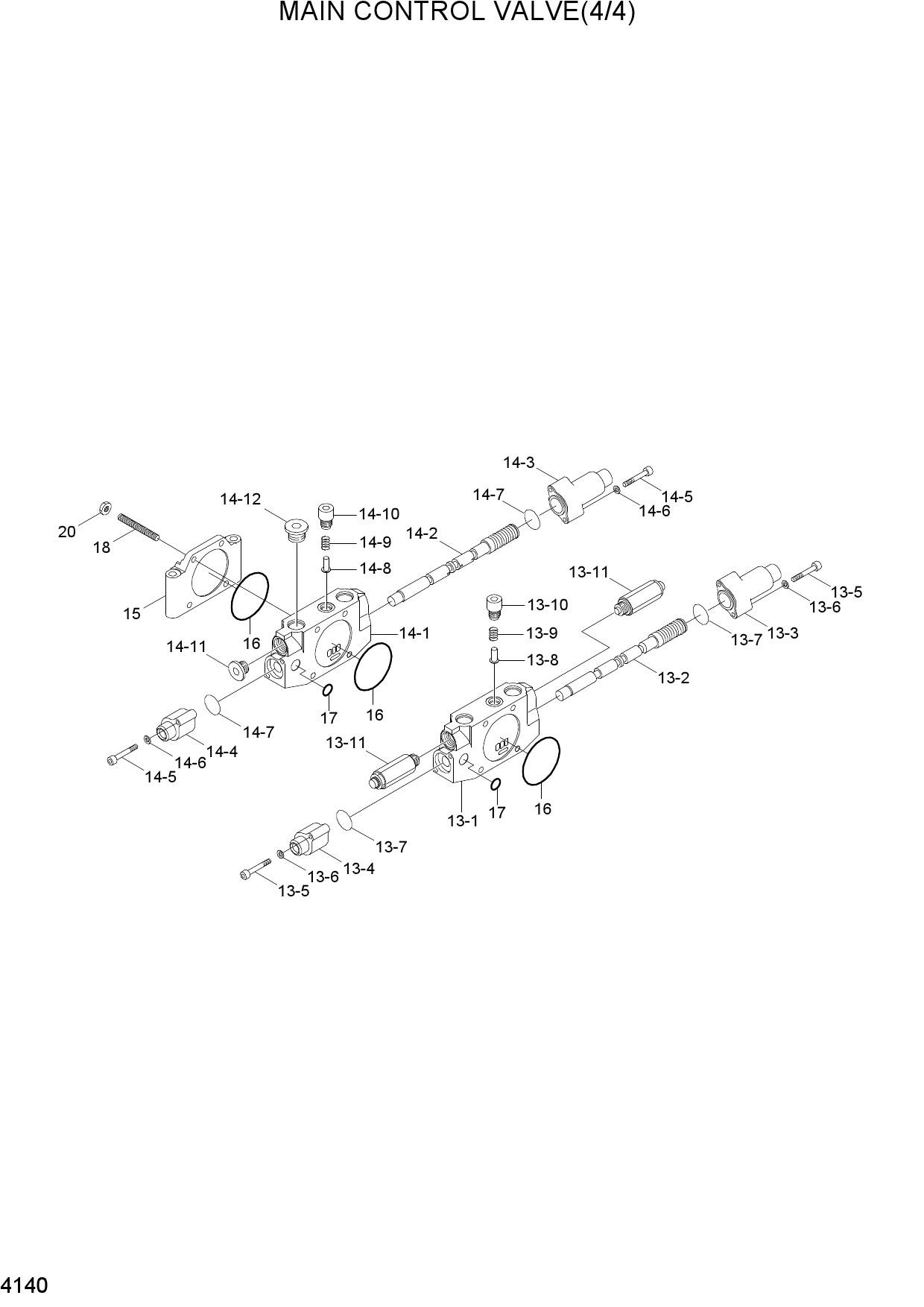 MAIN CONTROL VALVE(4/4)