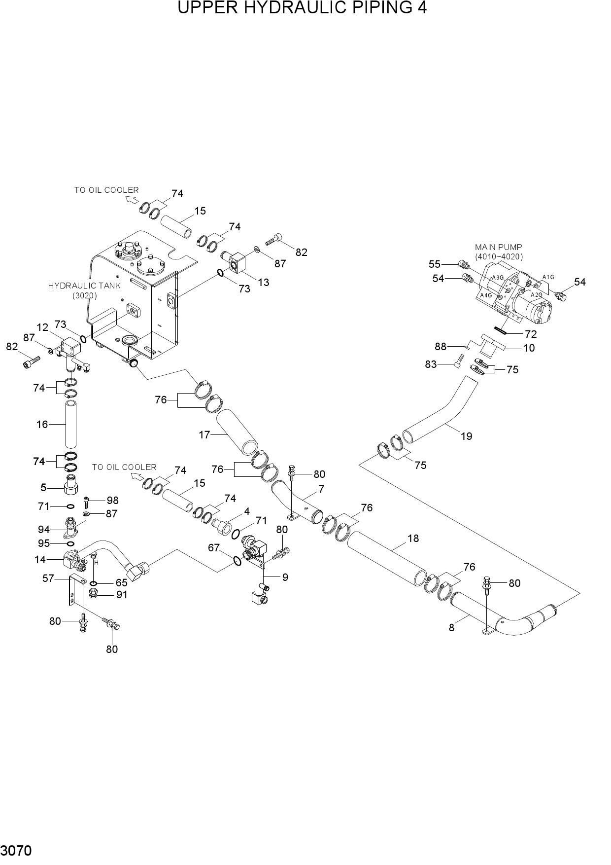 UPPER HYDRAULIC PIPING 4