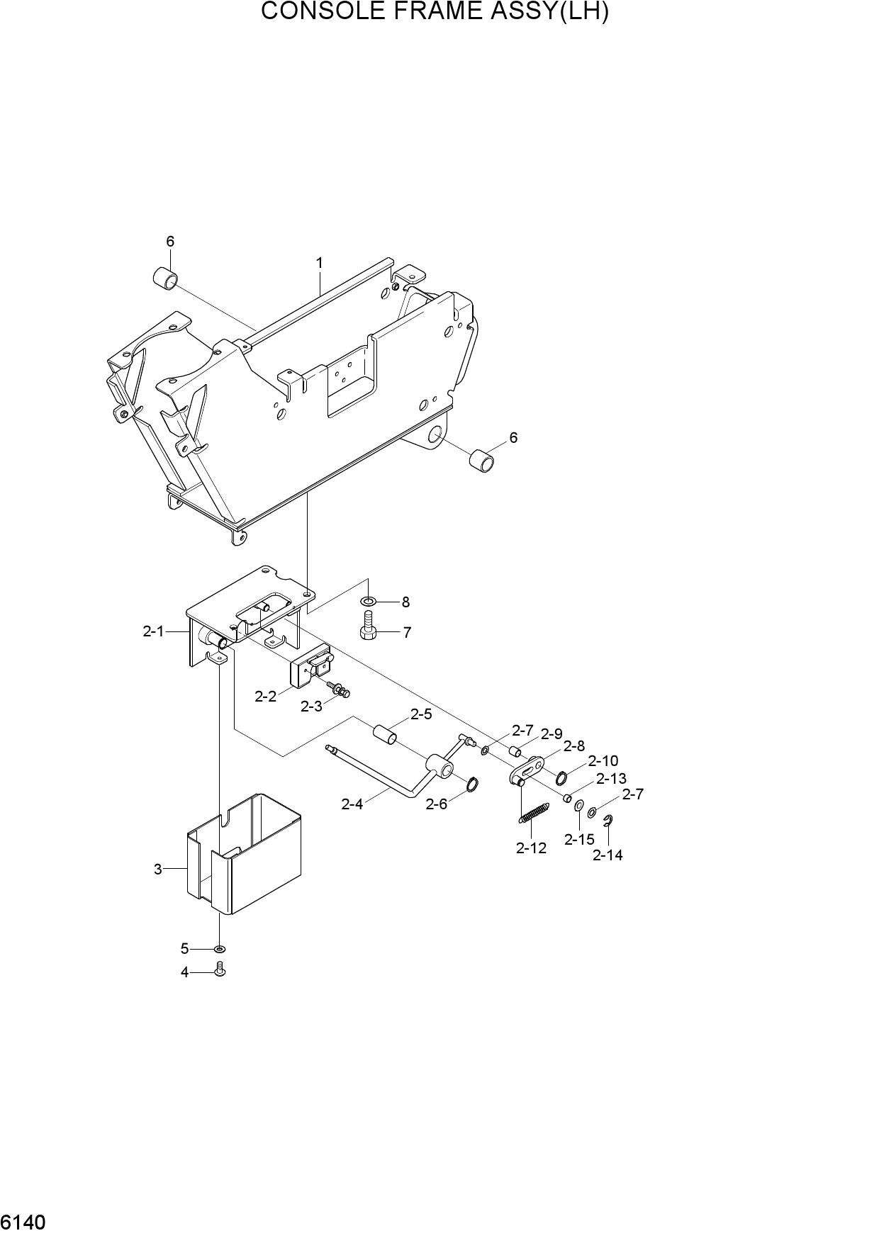CONSOLE FRAME ASSY(LH)