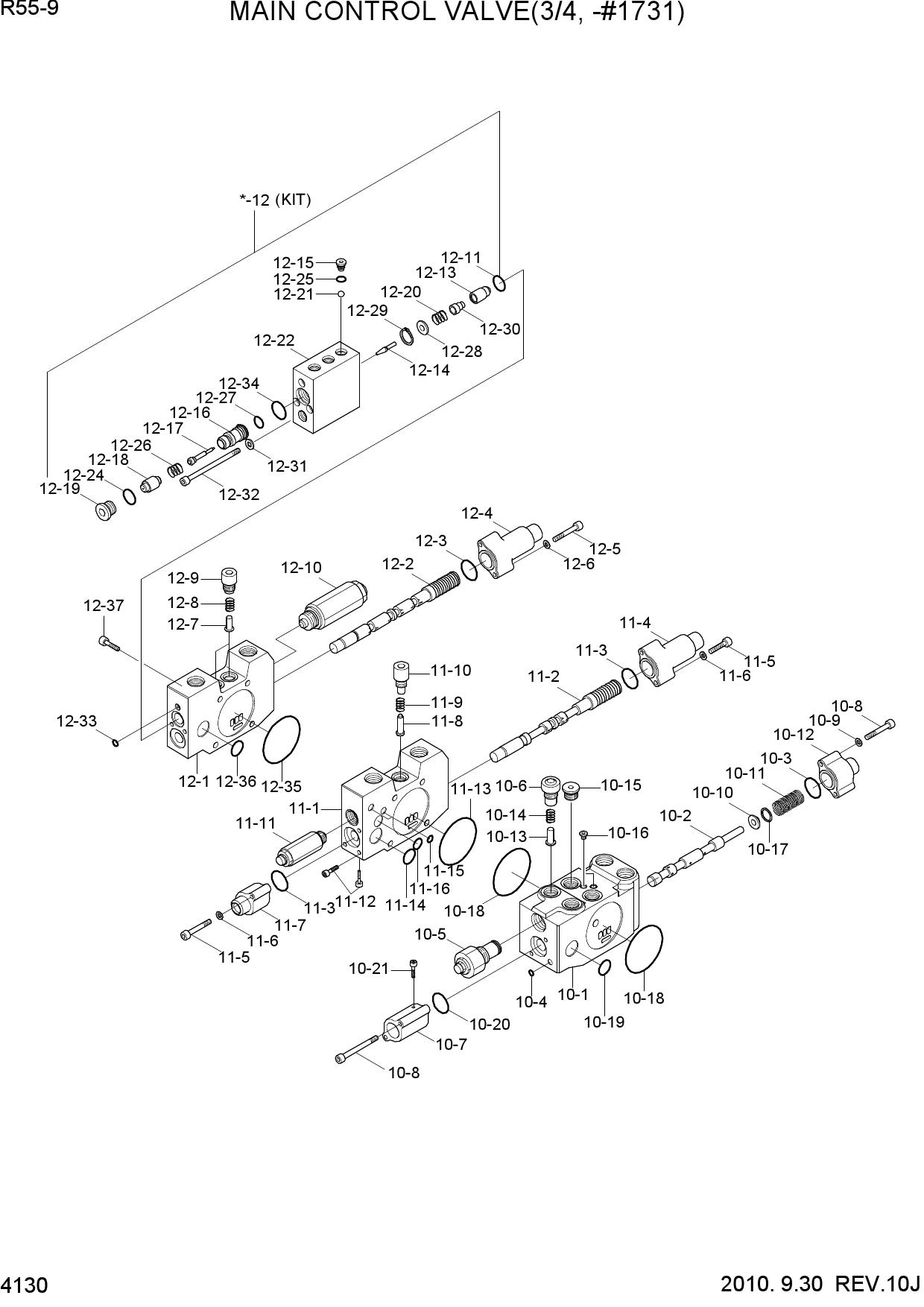MAIN CONTROL VALVE(3/4, -#1731)