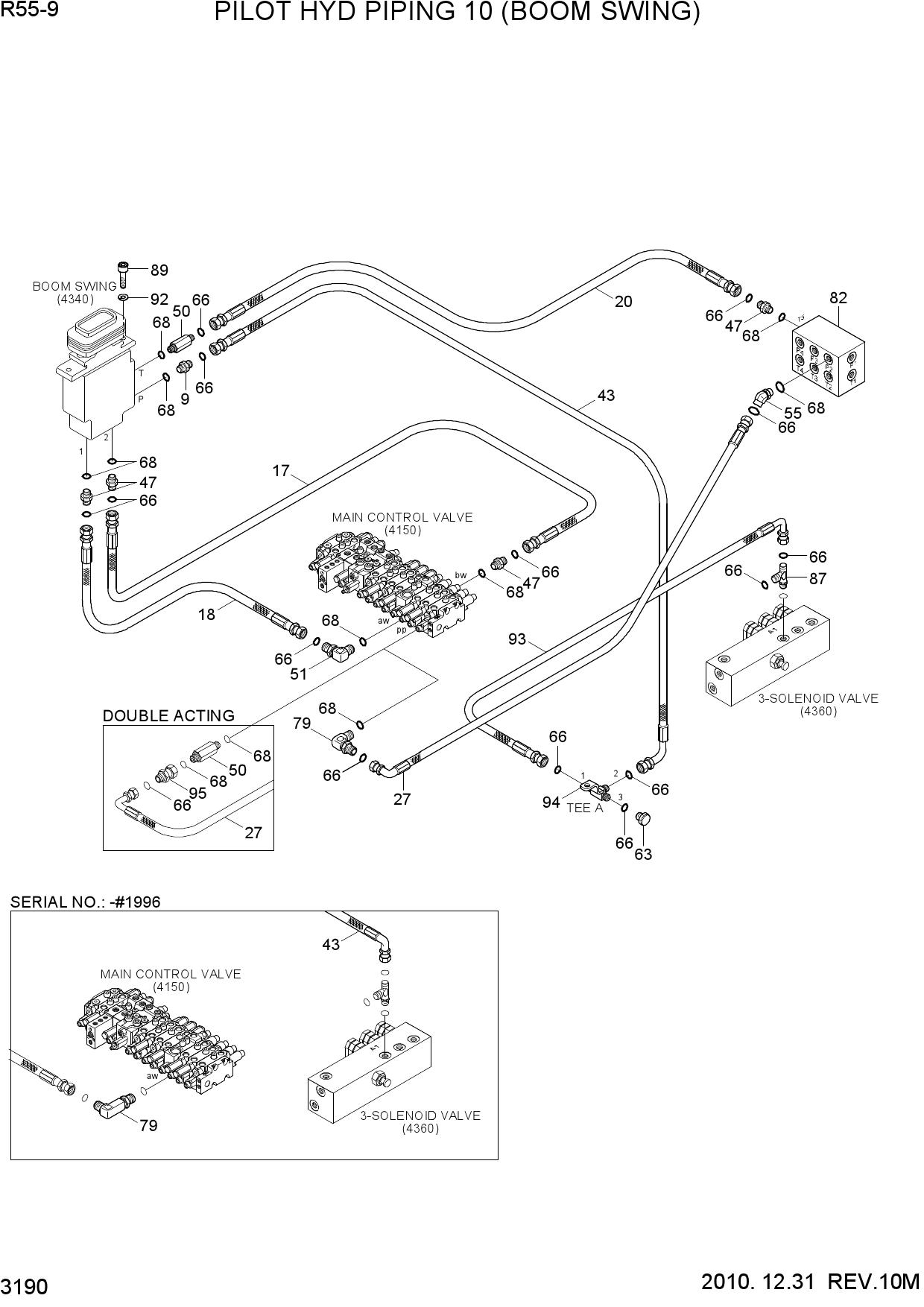 PILOT HYD PIPING 10 (BOOM SWING)
