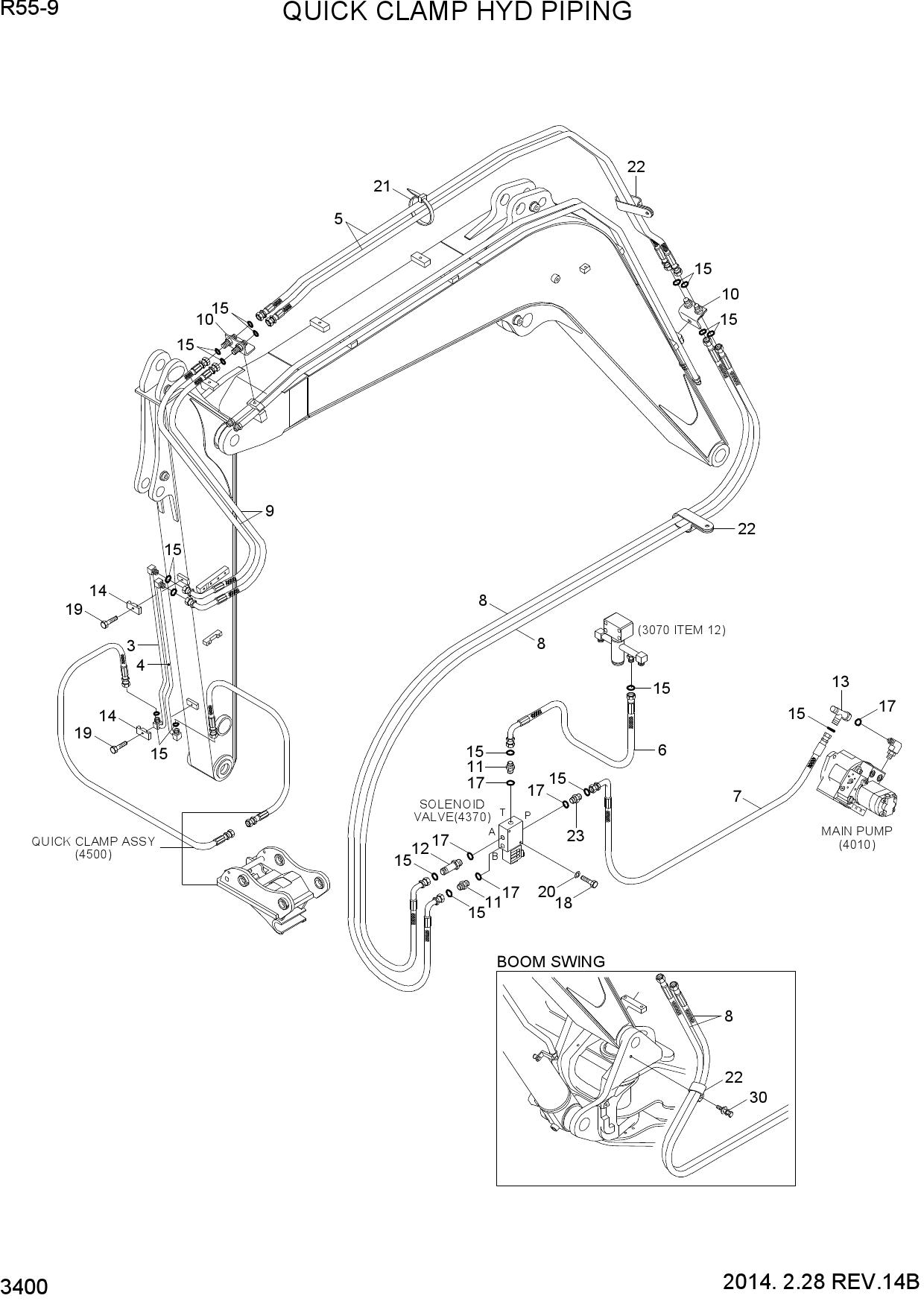 QUICK CLAMP HYD PIPING
