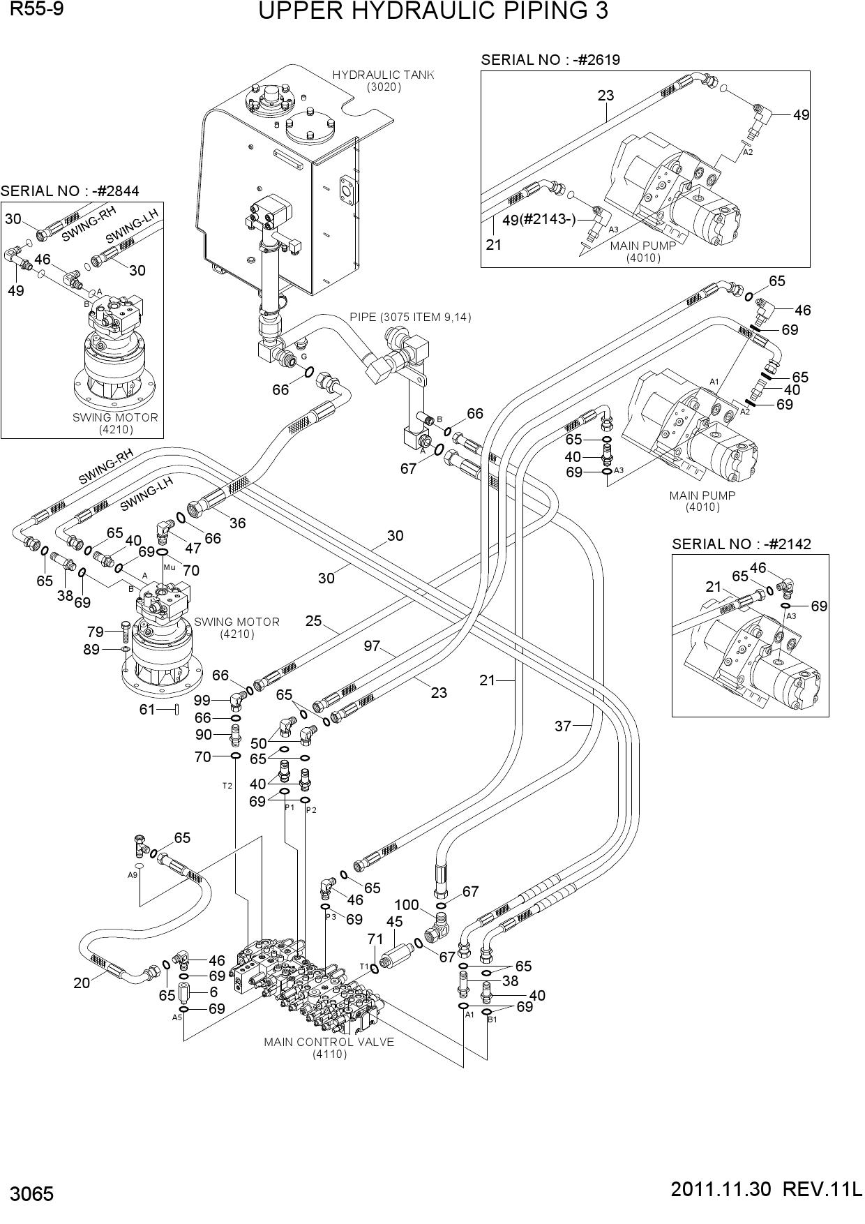 UPPER HYDRAULIC PIPING 3