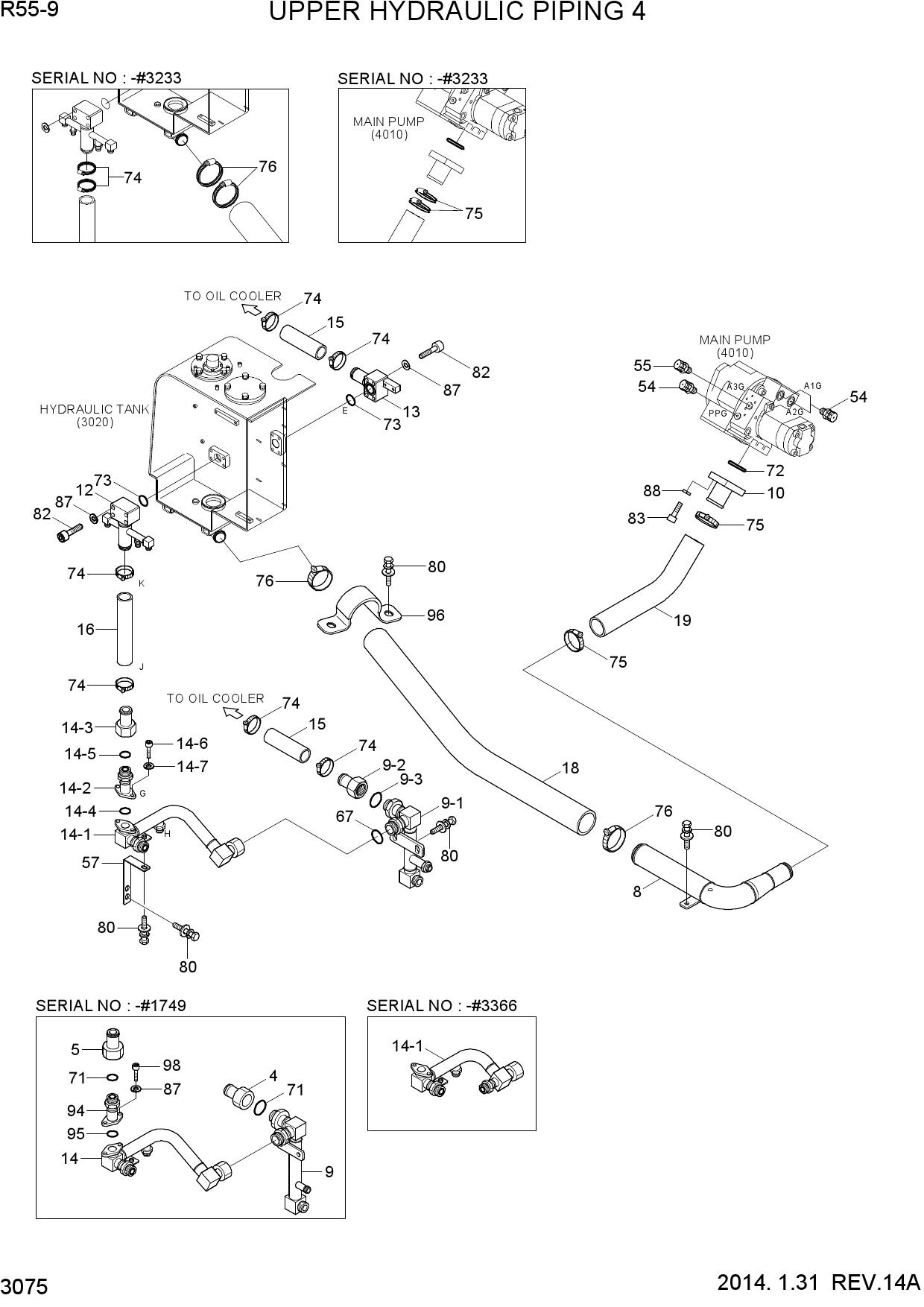 UPPER HYDRAULIC PIPING 4
