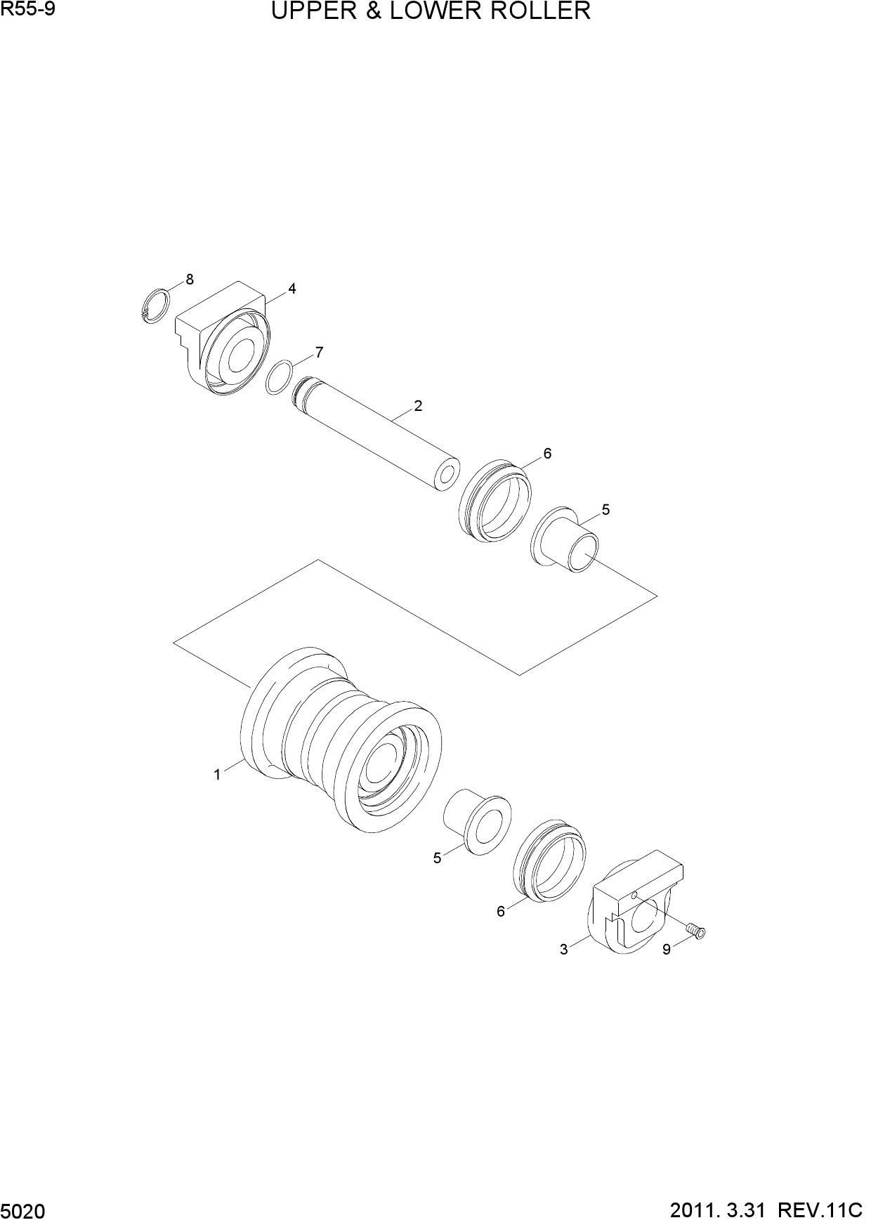 UPPER & LOWER ROLLER