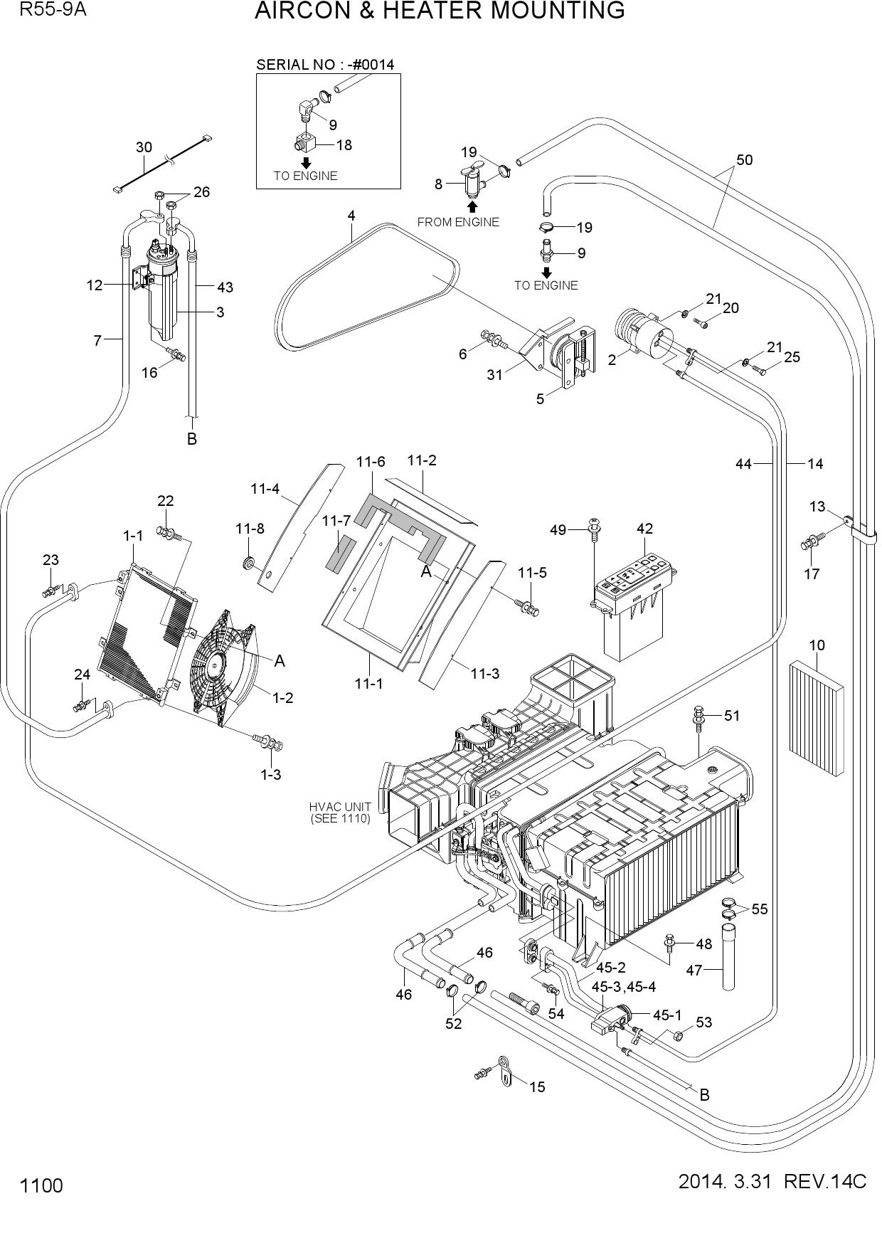 AIR CON & HEATER MOUNTING