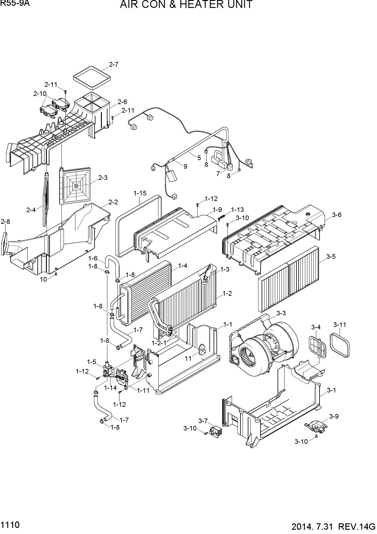 AIR CON & HEATER UNIT