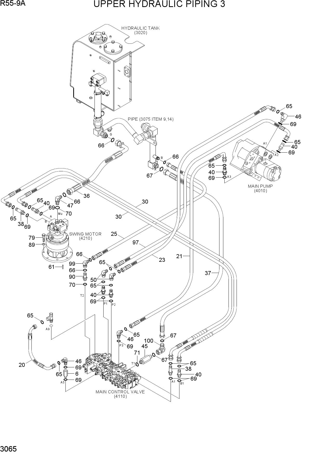 UPPER HYDRAULIC PIPING 3