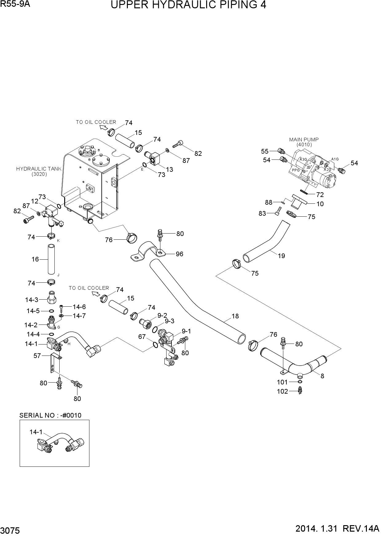 UPPER HYDRAULIC PIPING 4