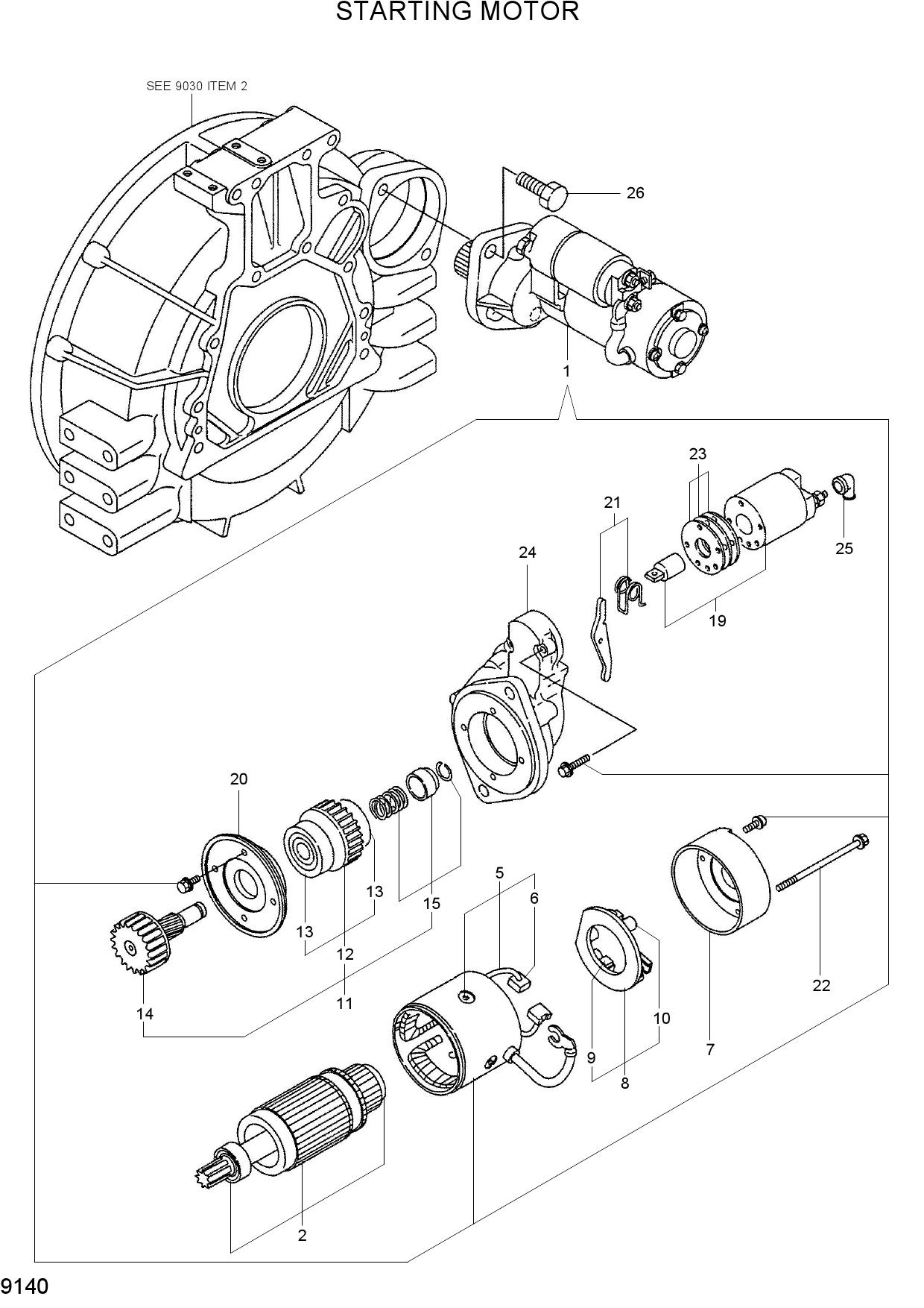 STARTING MOTOR