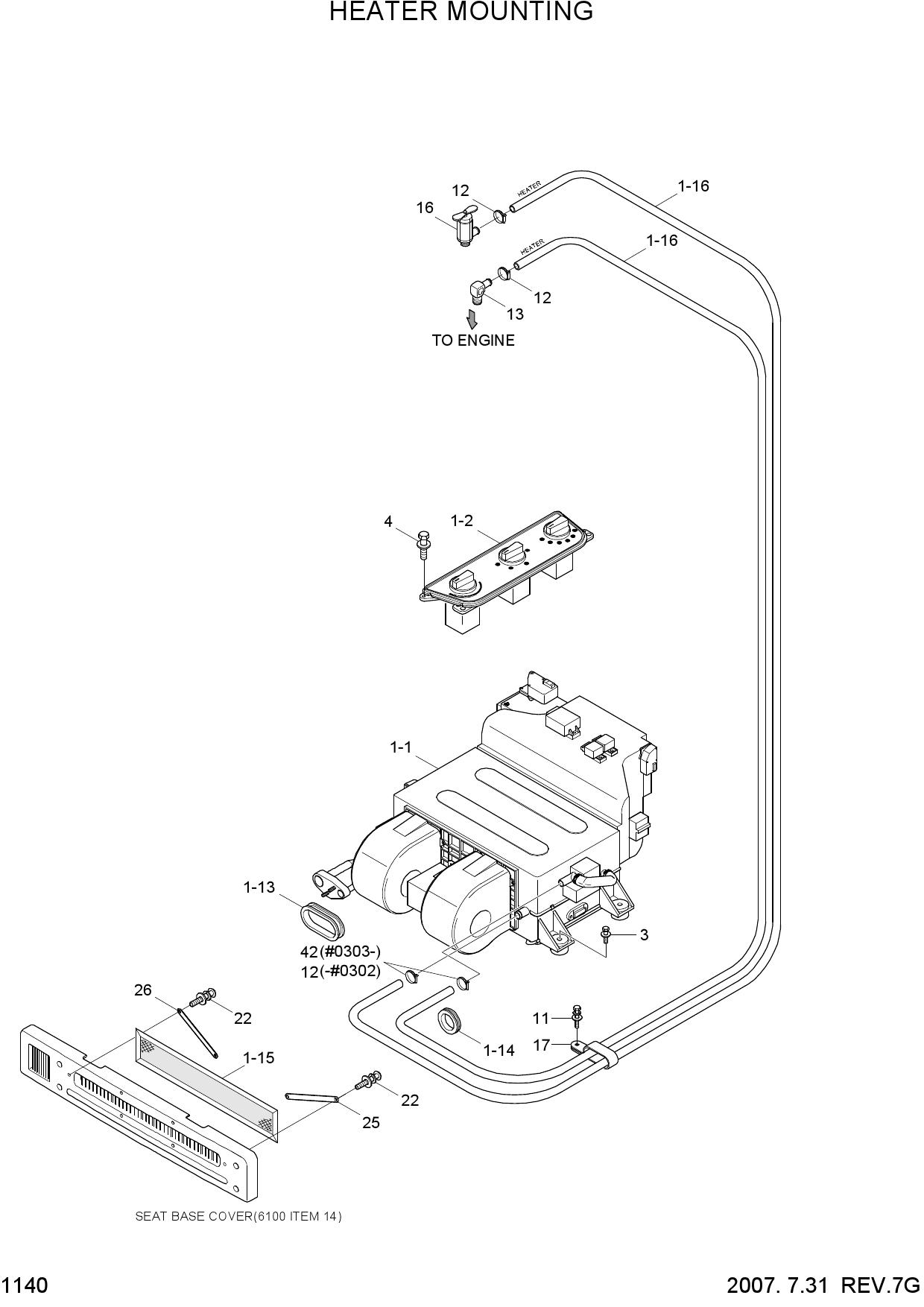 HEATER MOUNTING