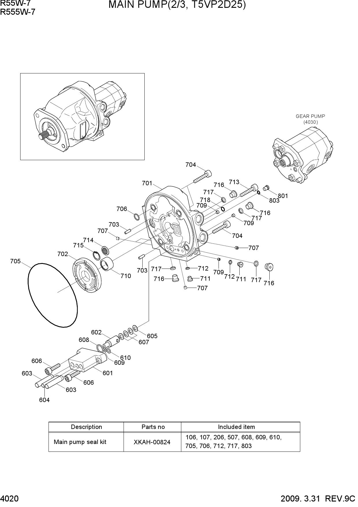 MAIN PUMP(2/3, T5VP2D25)