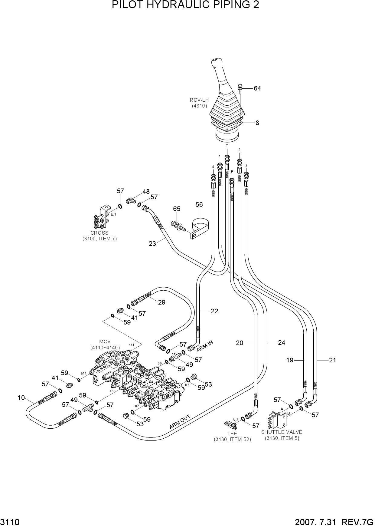 PILOT HYDRAULIC PIPING 2