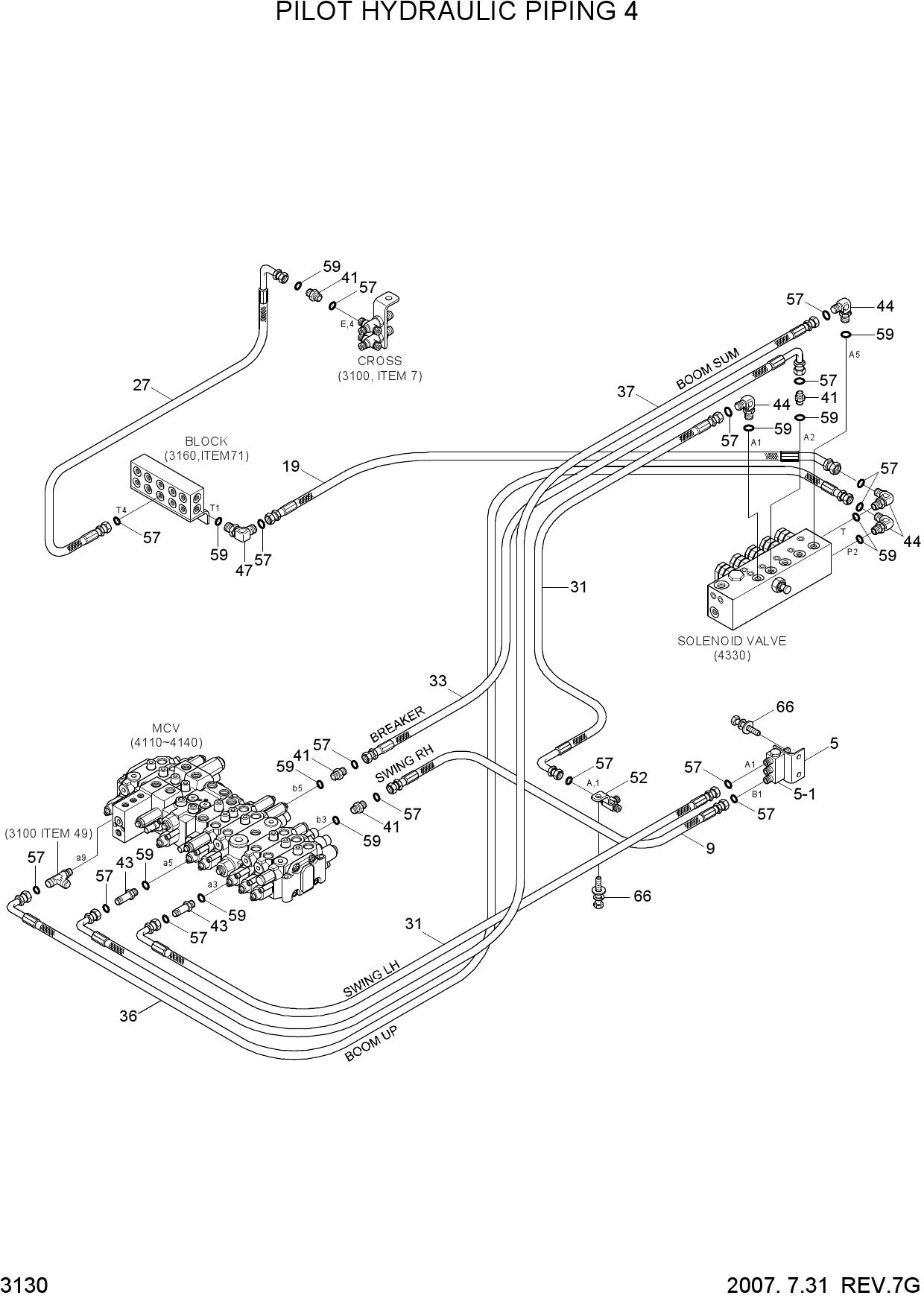 PILOT HYDRAULIC PIPING 4