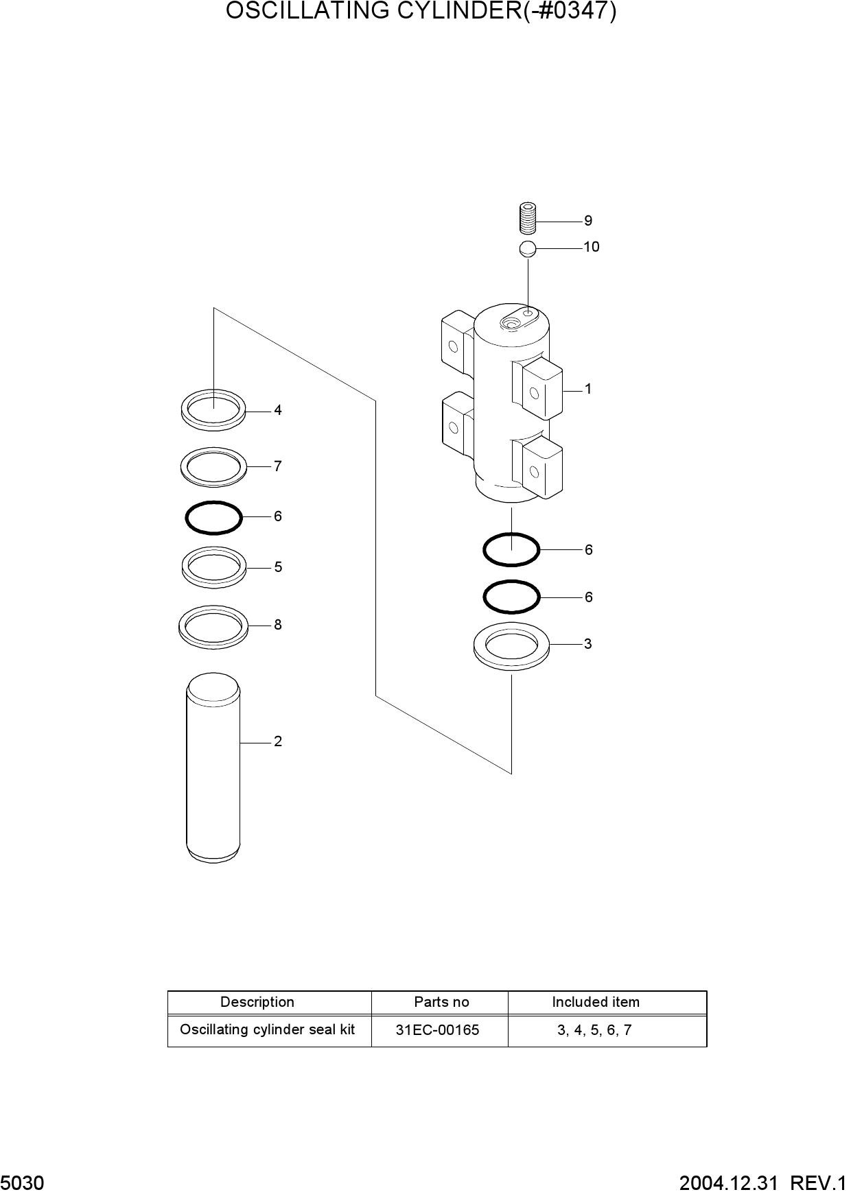 OSCILLATING CYLINDER(-#0347)