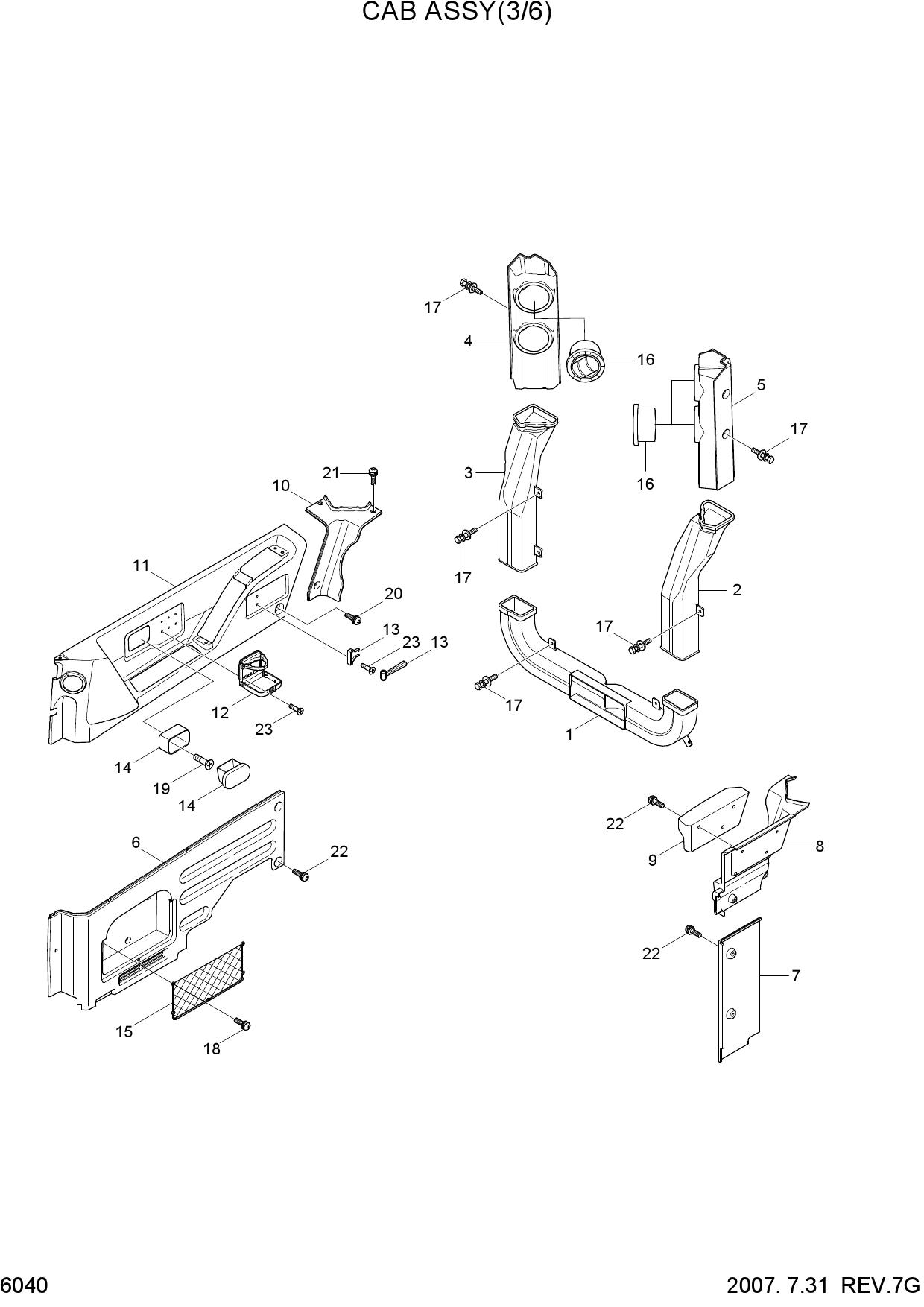 CAB ASSY(3/6)