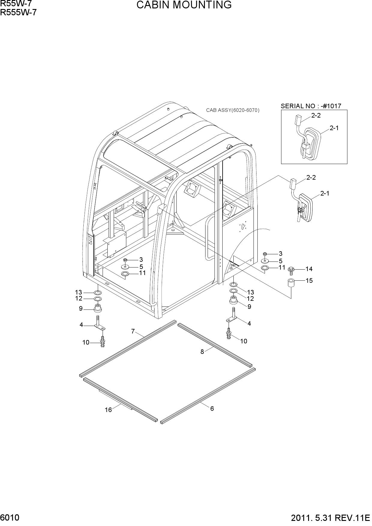 CAB MOUNTING