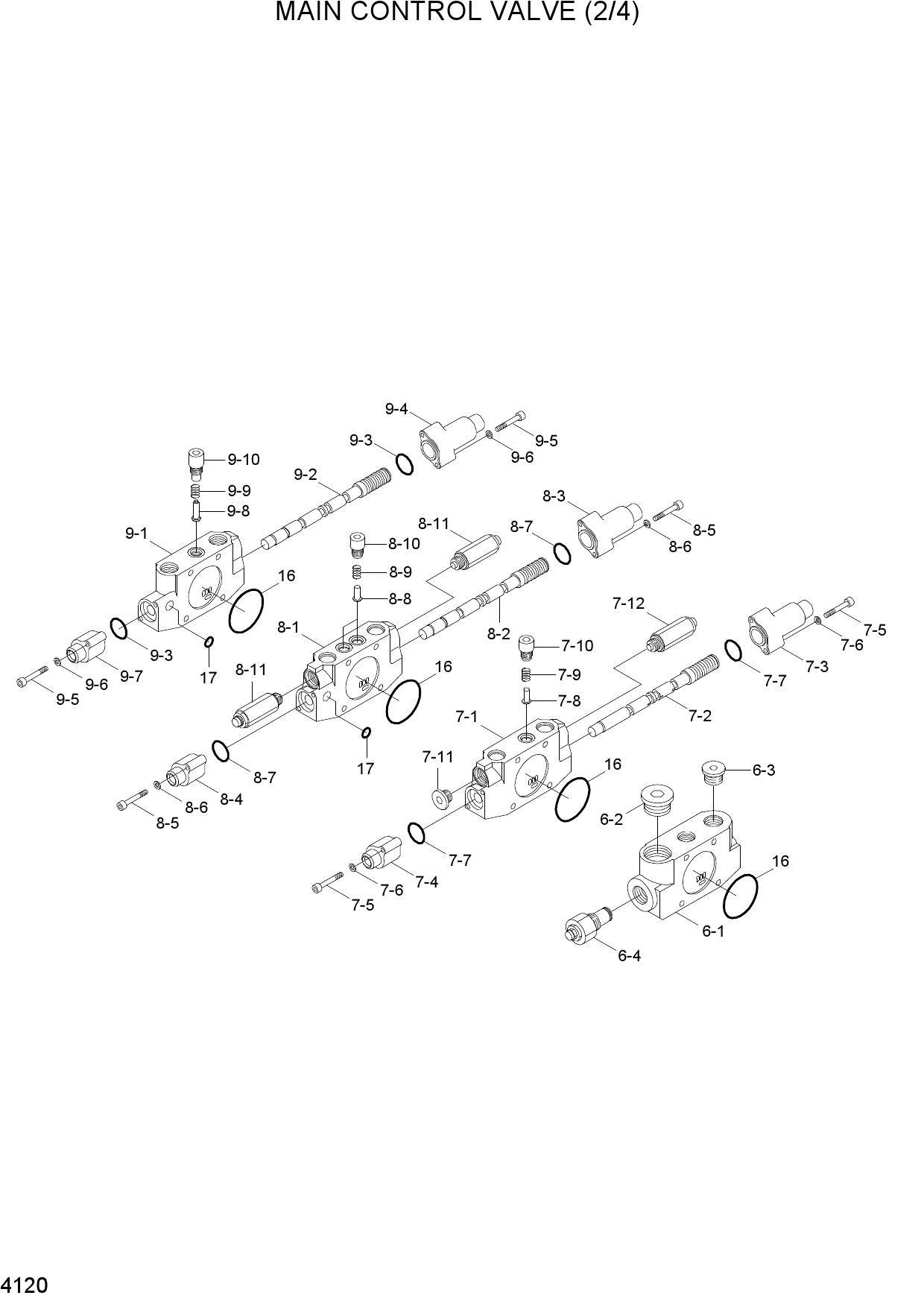 MAIN CONTROL VALVE(2/4)