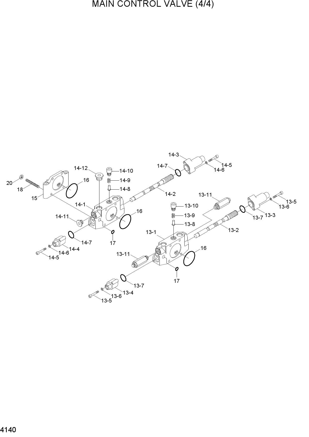 MAIN CONTROL VALVE(4/4)
