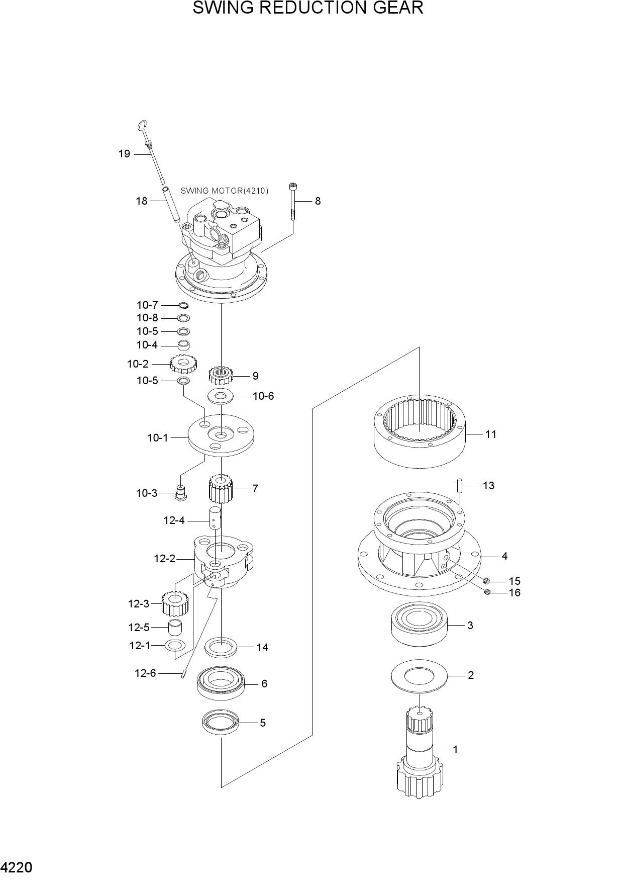 SWING REDUCTION GEAR