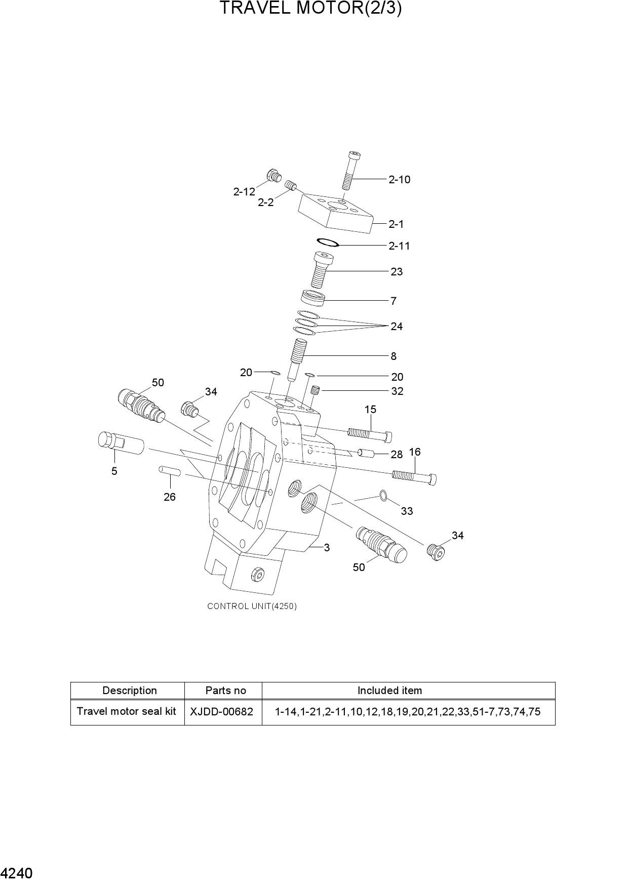 TRAVEL MOTOR(2/3)