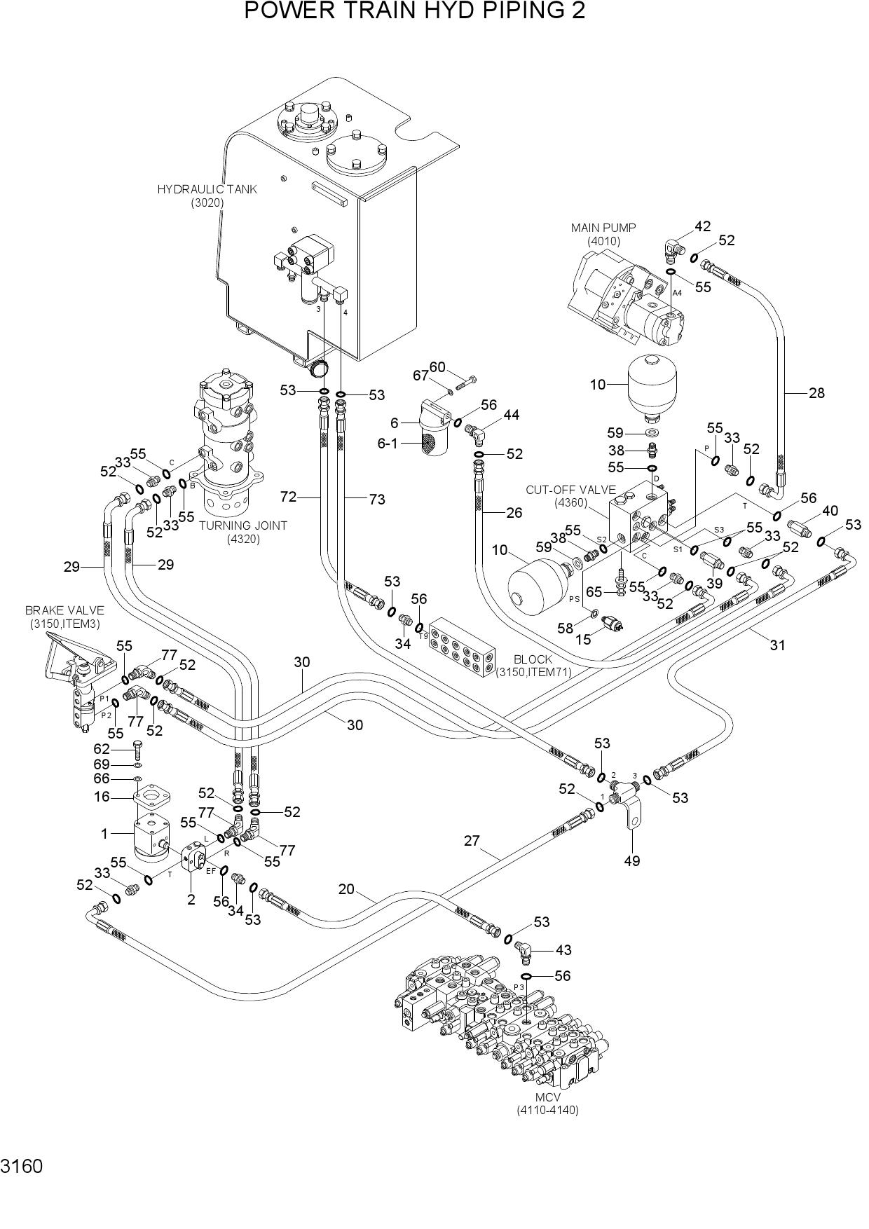POWER TRAIN HYD PIPING 2
