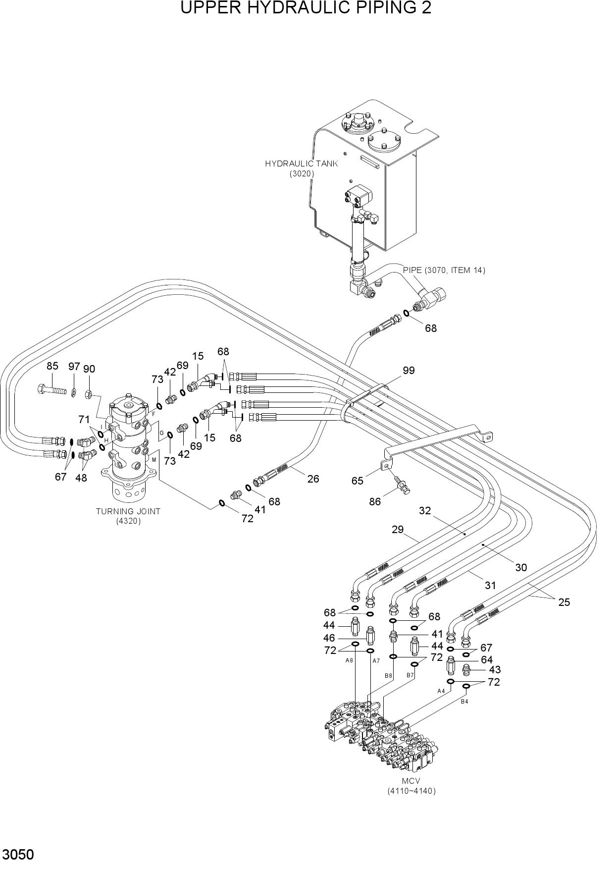 UPPER HYDRAULIC PIPING 2