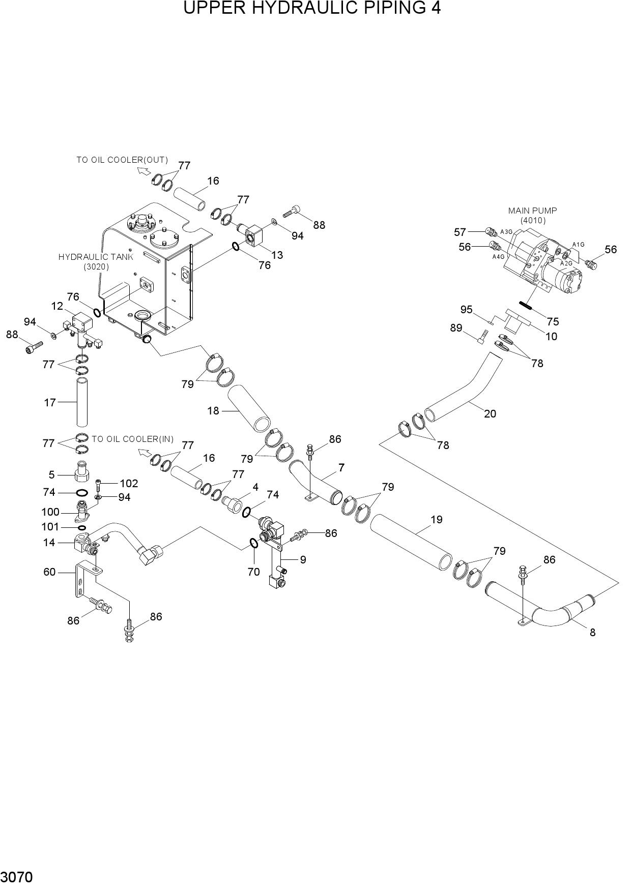 UPPER HYDRAULIC PIPING 4