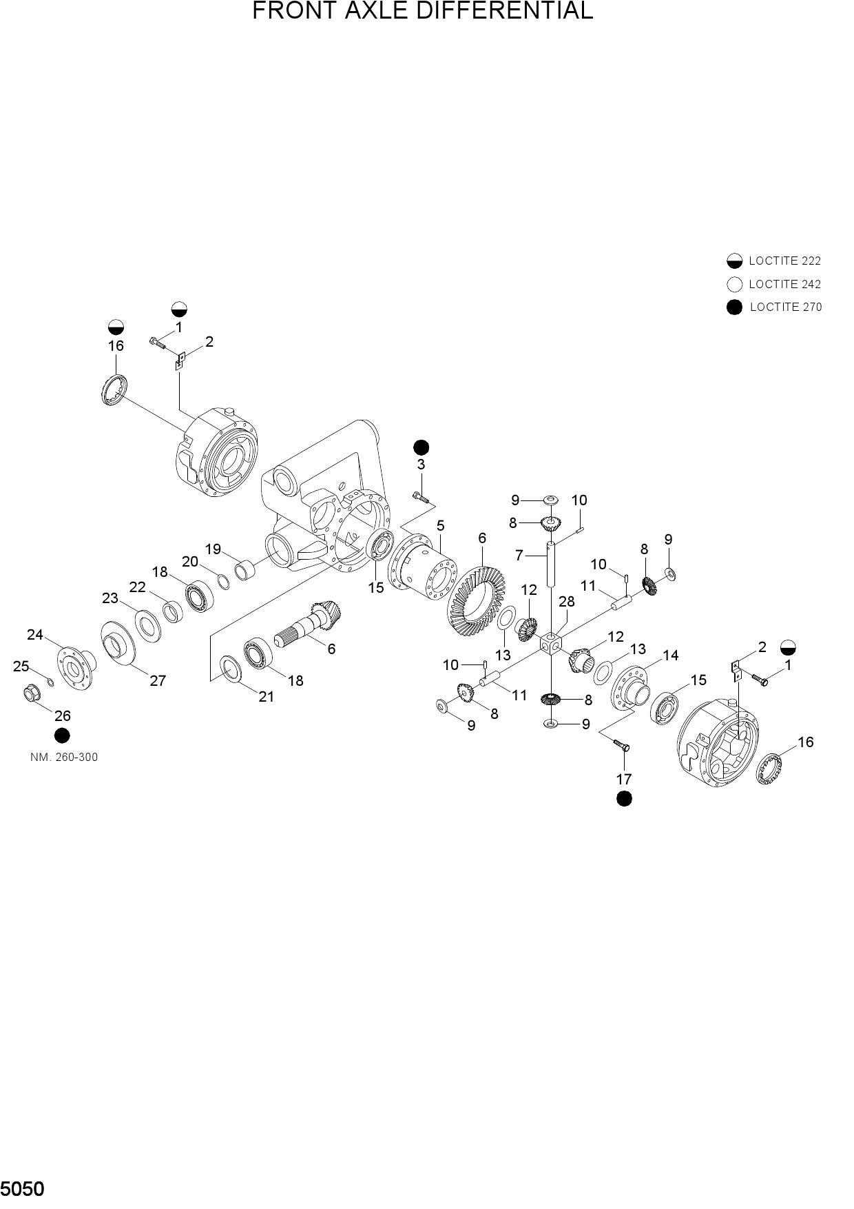 FRONT AXLE DIFFERENTIAL
