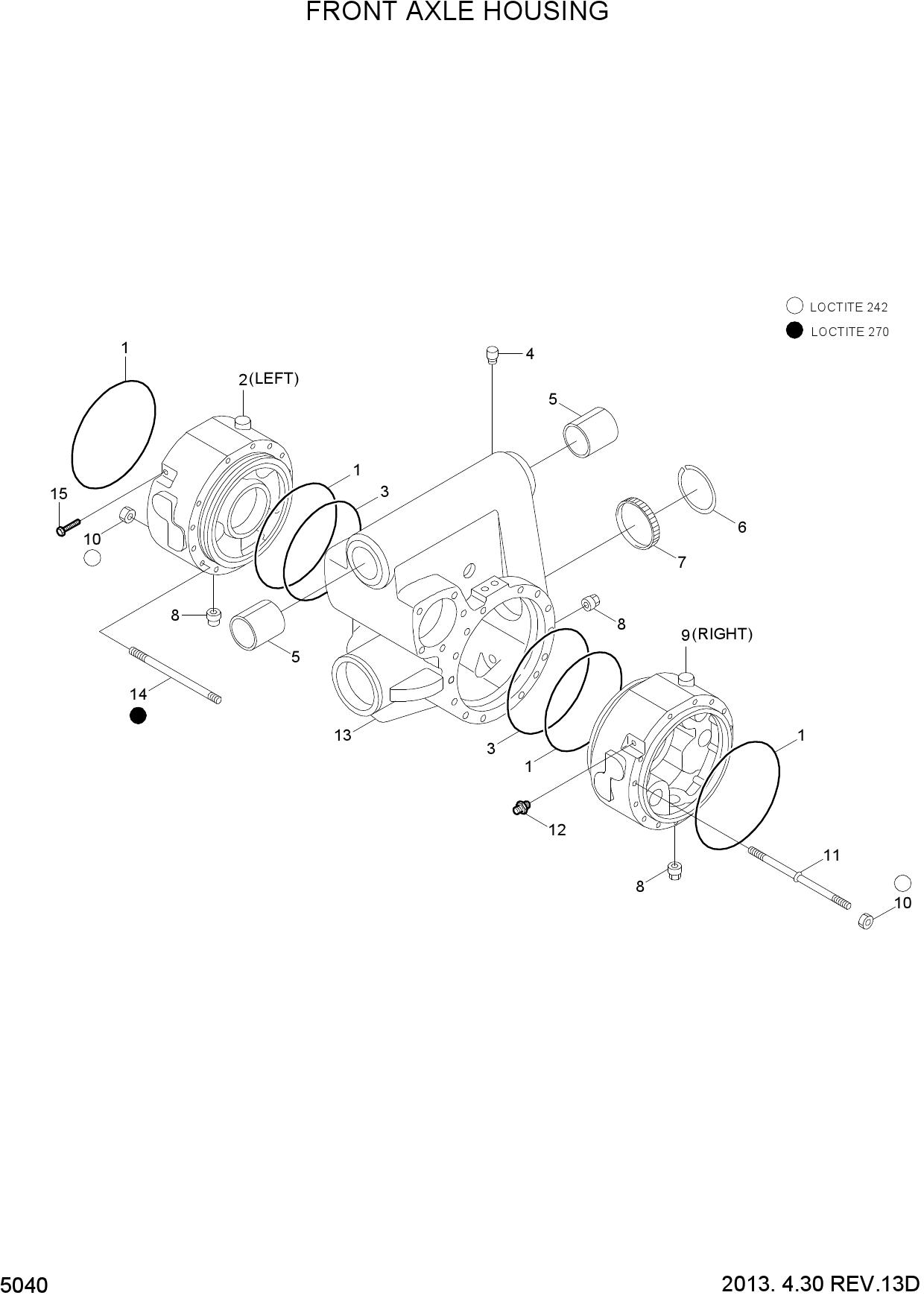 FRONT AXLE HOUSING