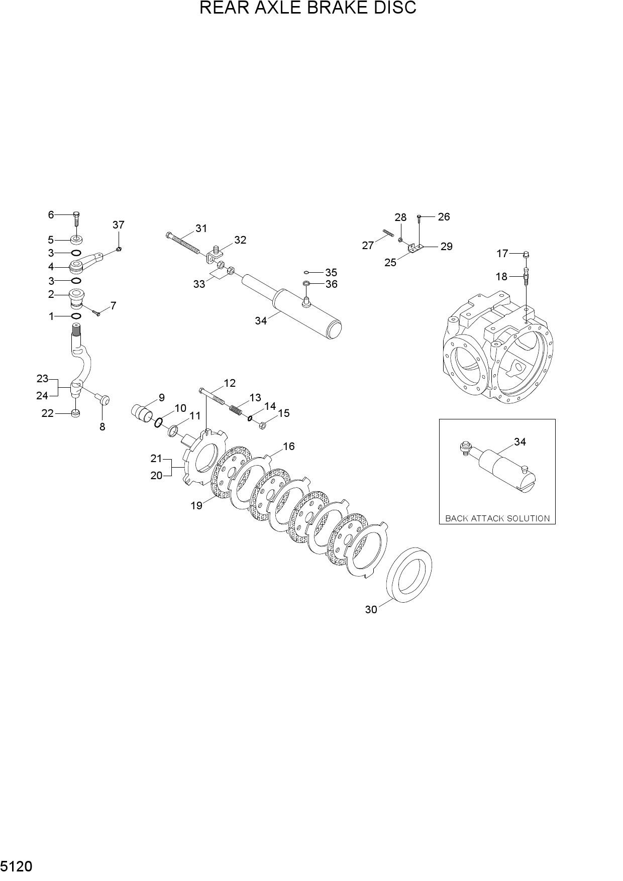 REAR AXLE BRAKE DISC