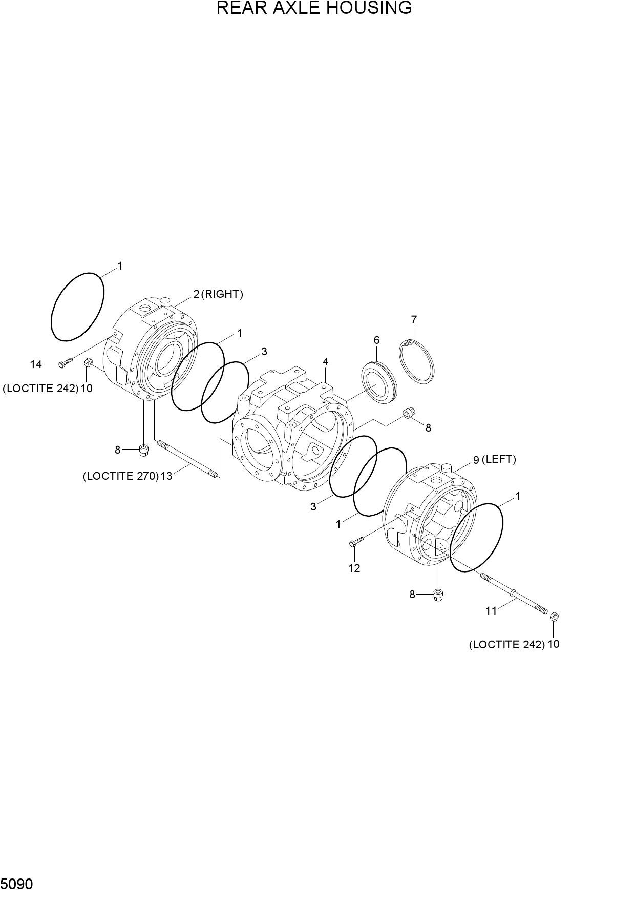 REAR AXLE HOUSING