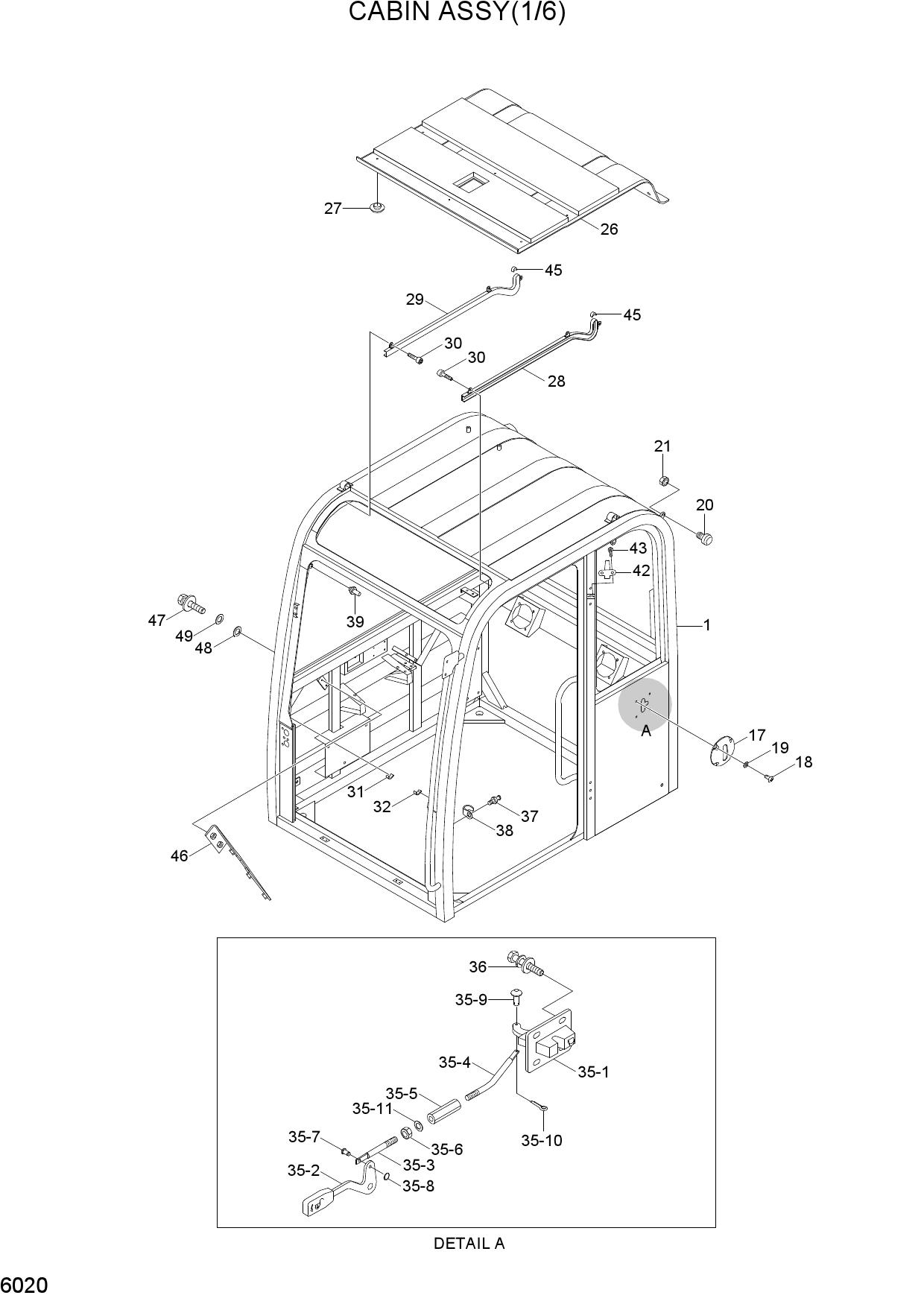 CABIN ASSY(1/6)