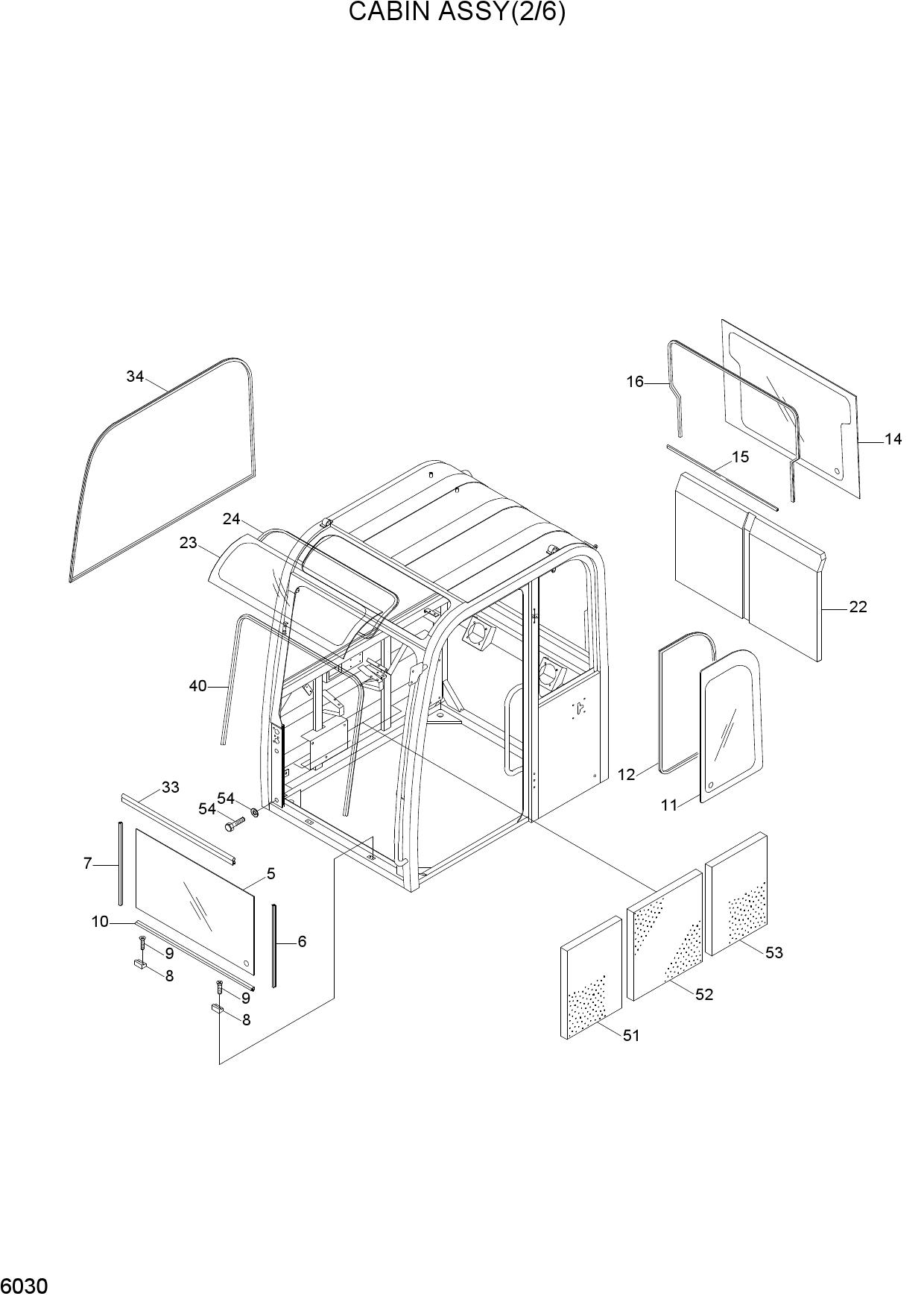 CABIN ASSY(2/6)