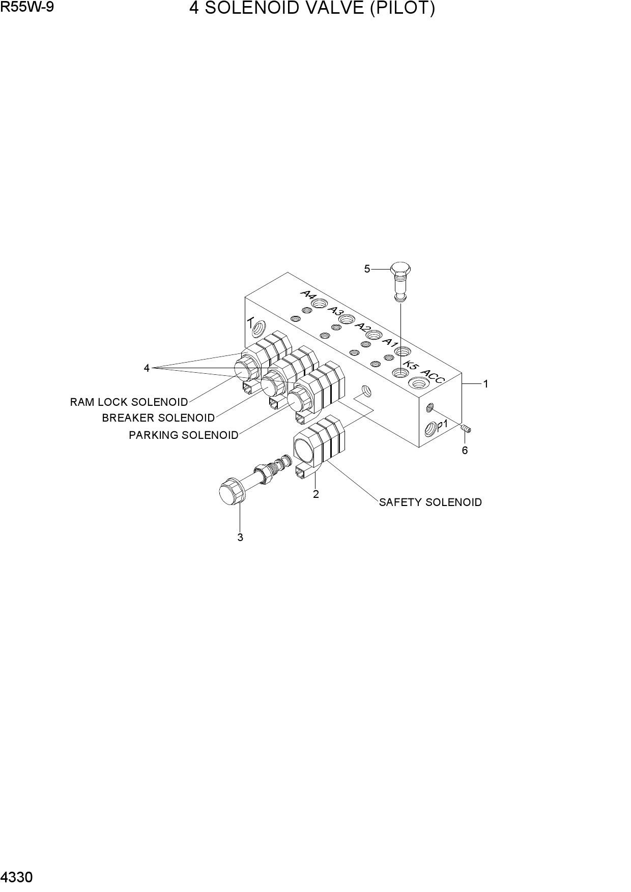 4-SOLENOID VALVE(PILOT)