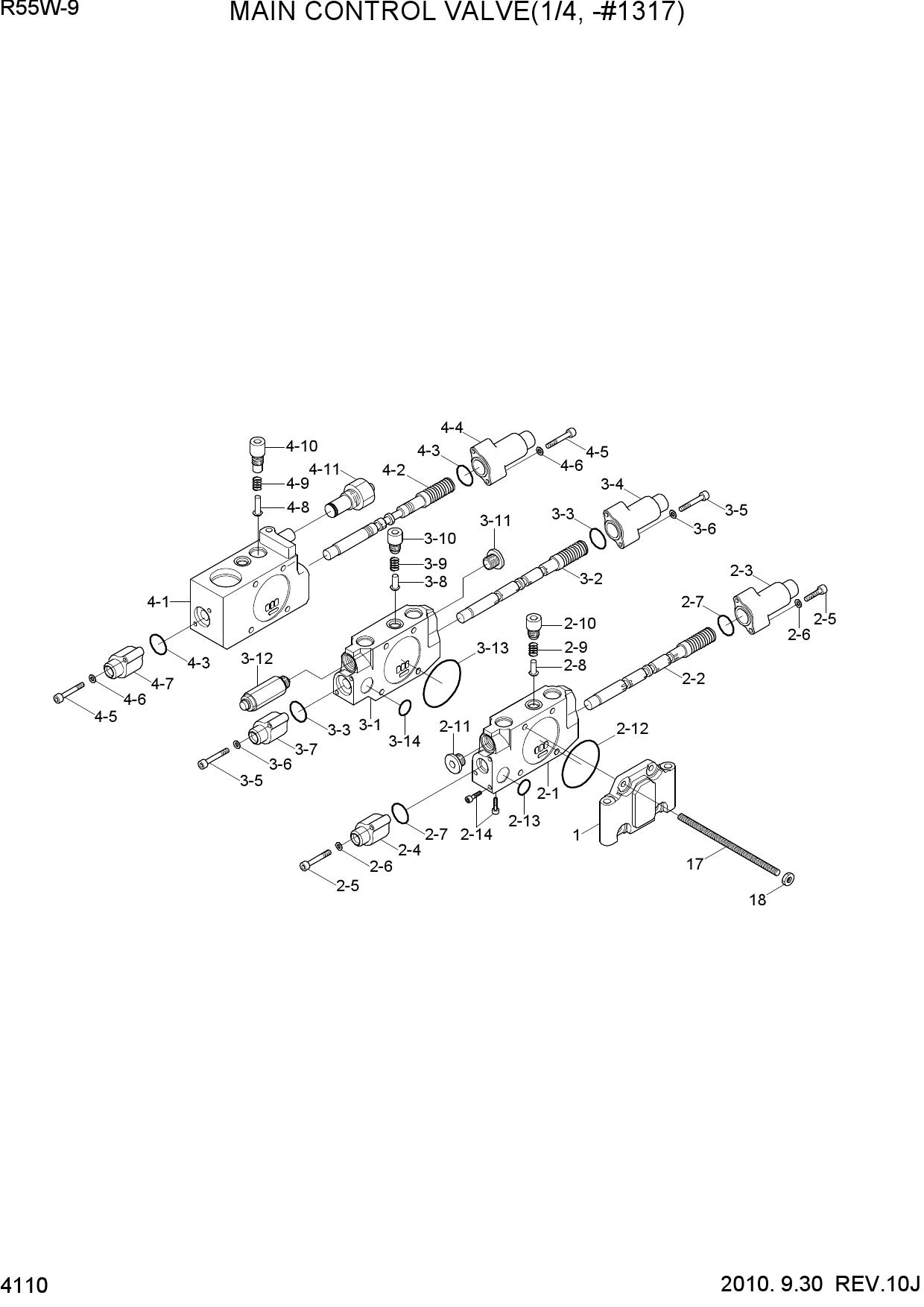 MAIN CONTROL VALVE(1/4, -#1317)