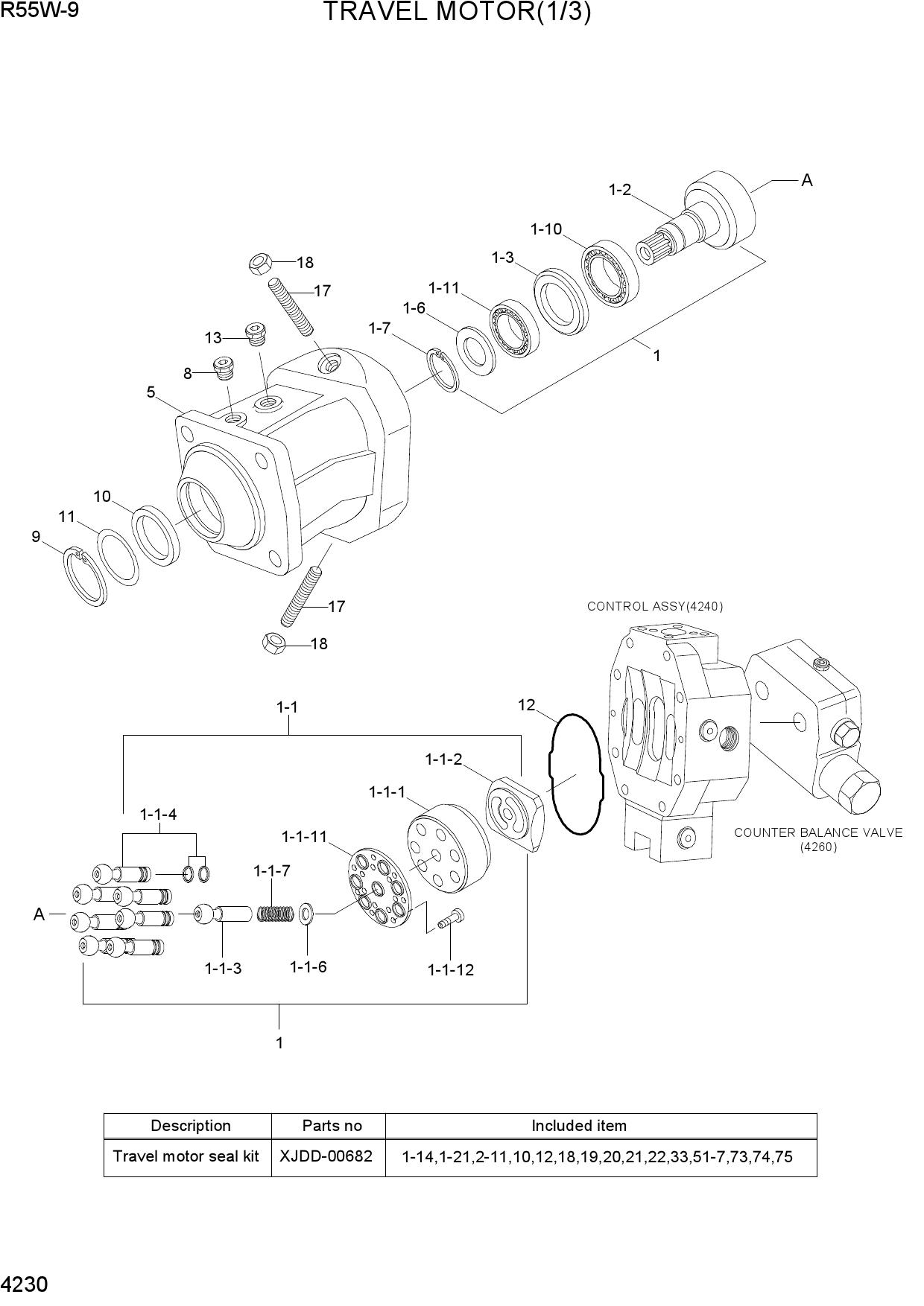 TRAVEL MOTOR(1/3)