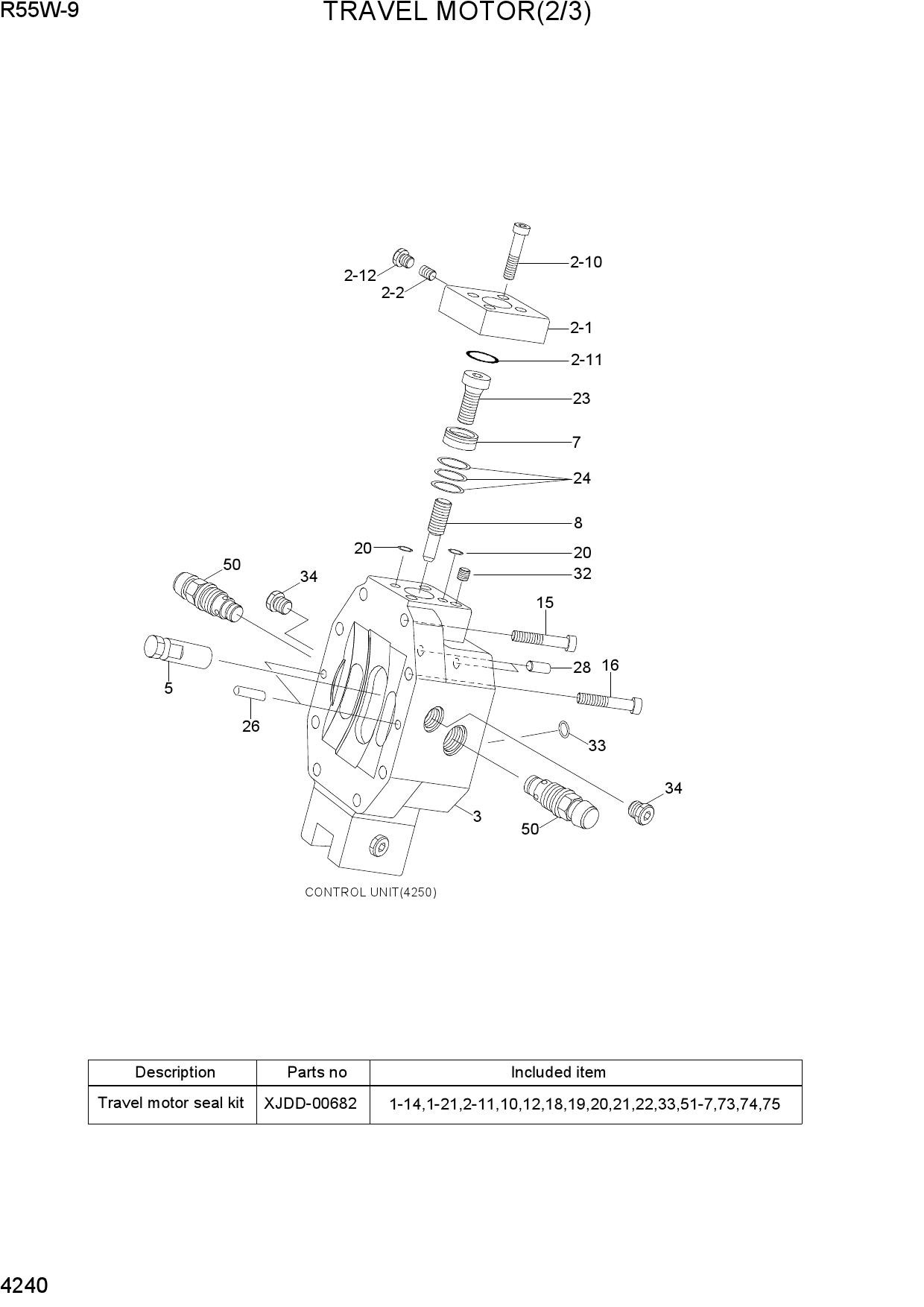 TRAVEL MOTOR(2/3)