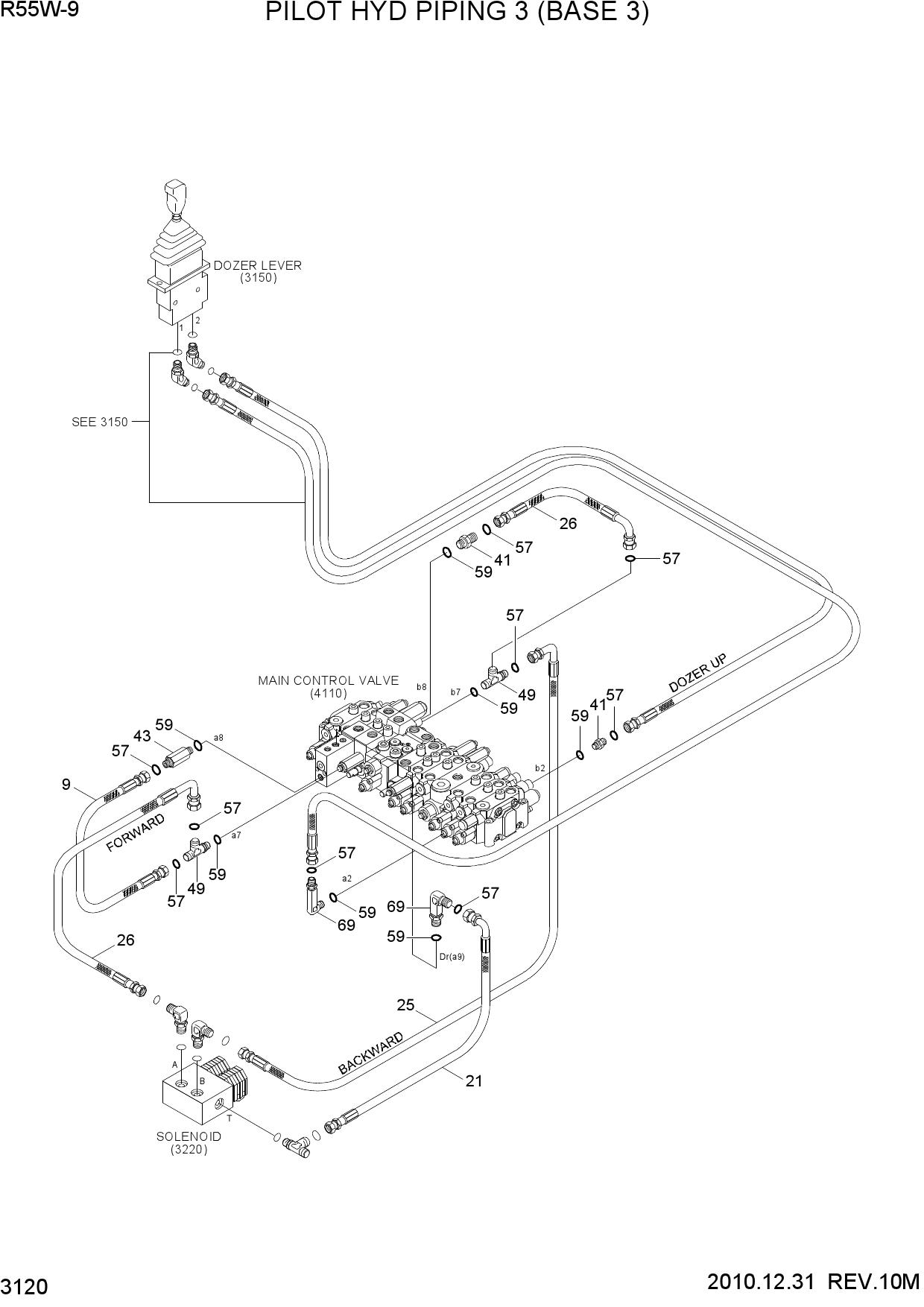 PILOT HYD PIPING 3 (BASE 3)